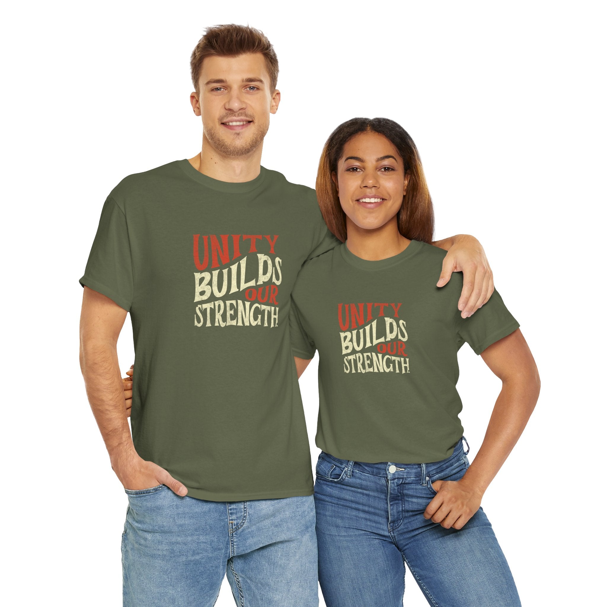 Unity Builds Our Strength Unisex Heavy Cotton Tee