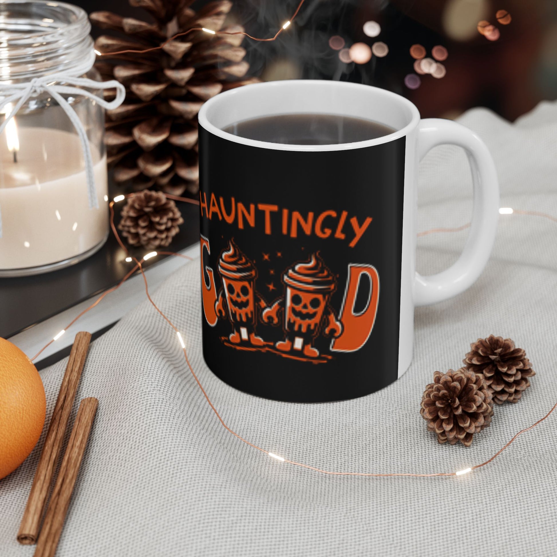 Hauntingly Good Brew Buddy – Halloween Mug Magic!