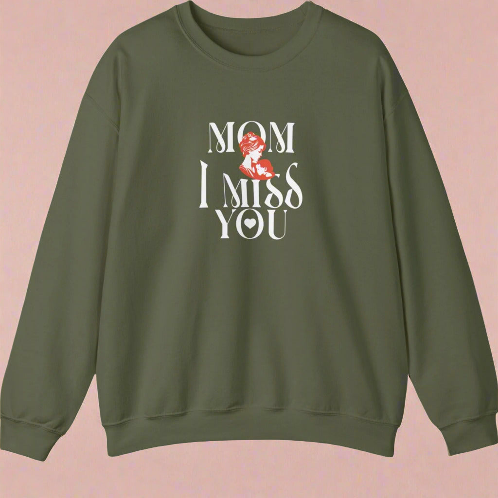 Mom I Miss You Unisex Heavy Blend™ Crewneck Sweatshirt - Comfort for Every Occasion