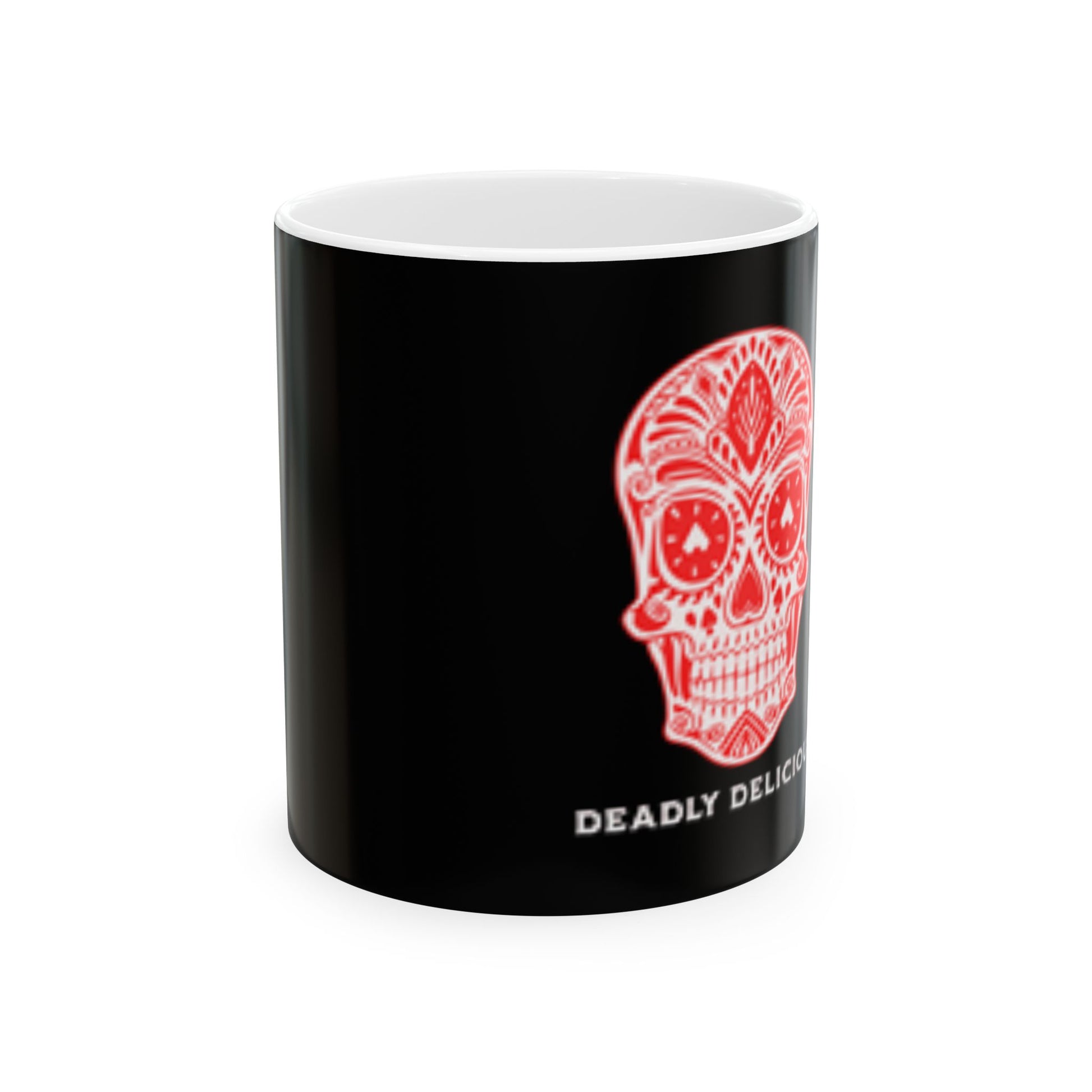 Deadly Delicious Halloween Ceramic Mug, (11oz, 15oz)