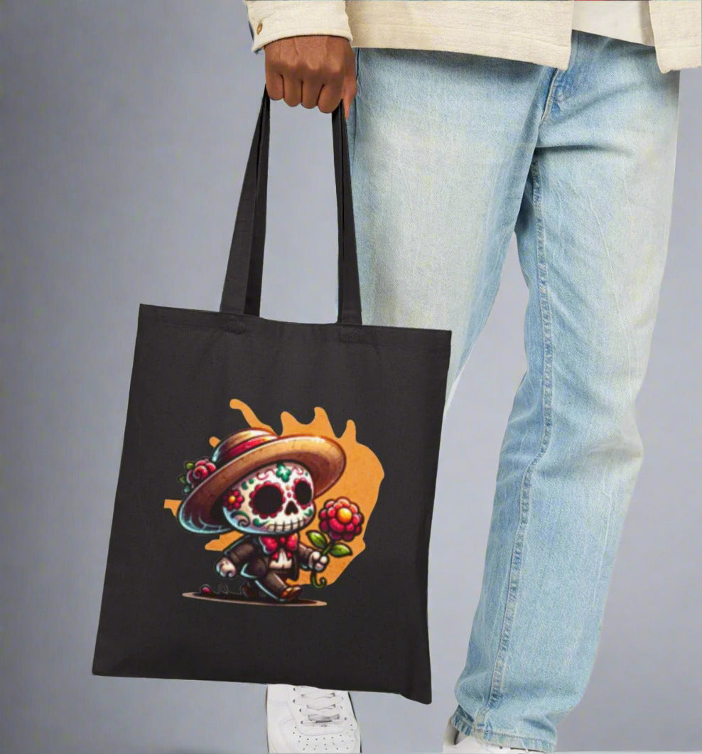 Bone Voyage: Tote-ally Spooktacular Cotton Canvas Bag