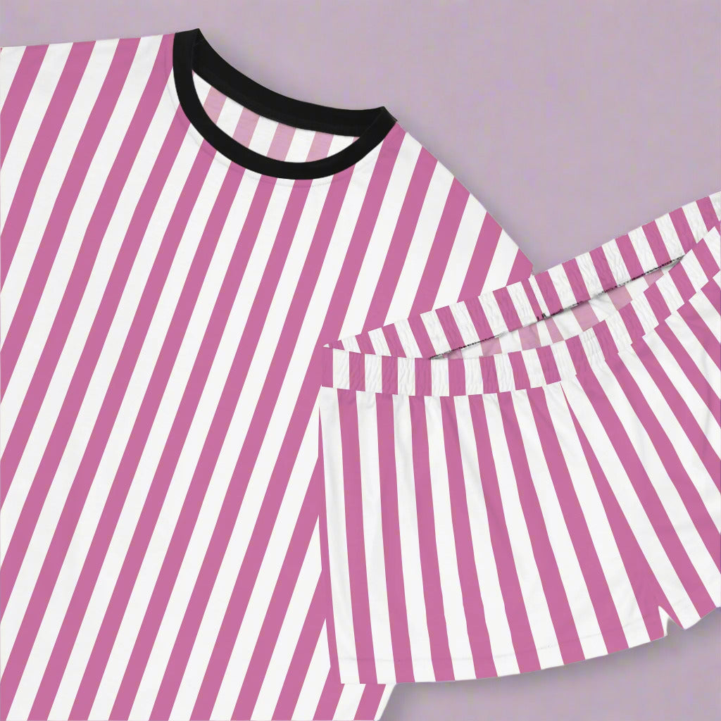 Cozy Striped Women's Pajama Set