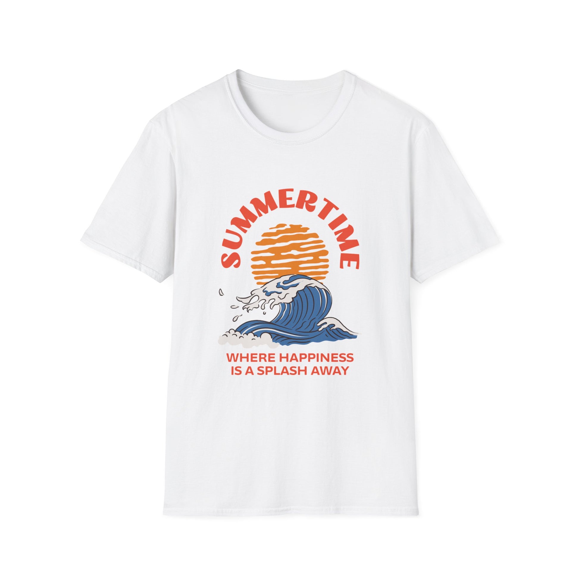 Summertime Splash Unisex Softstyle Tee