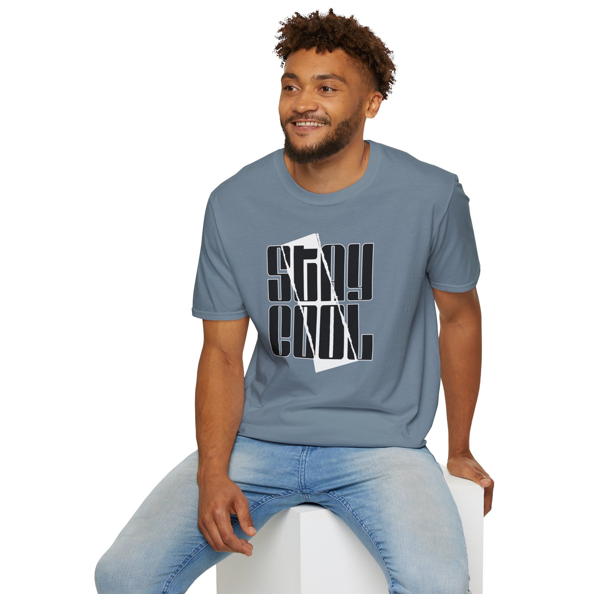 Stay Cool Graphic Unisex Softstyle T-Shirt - Chill Vibes, Hot Look