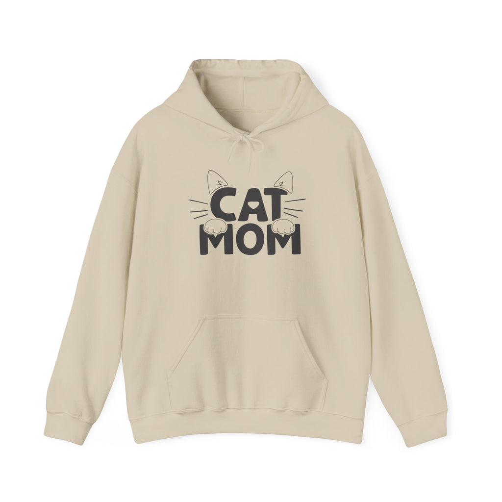 🐾 CAT MOM Comfort Hoodie – For Fierce Feline Fans!
