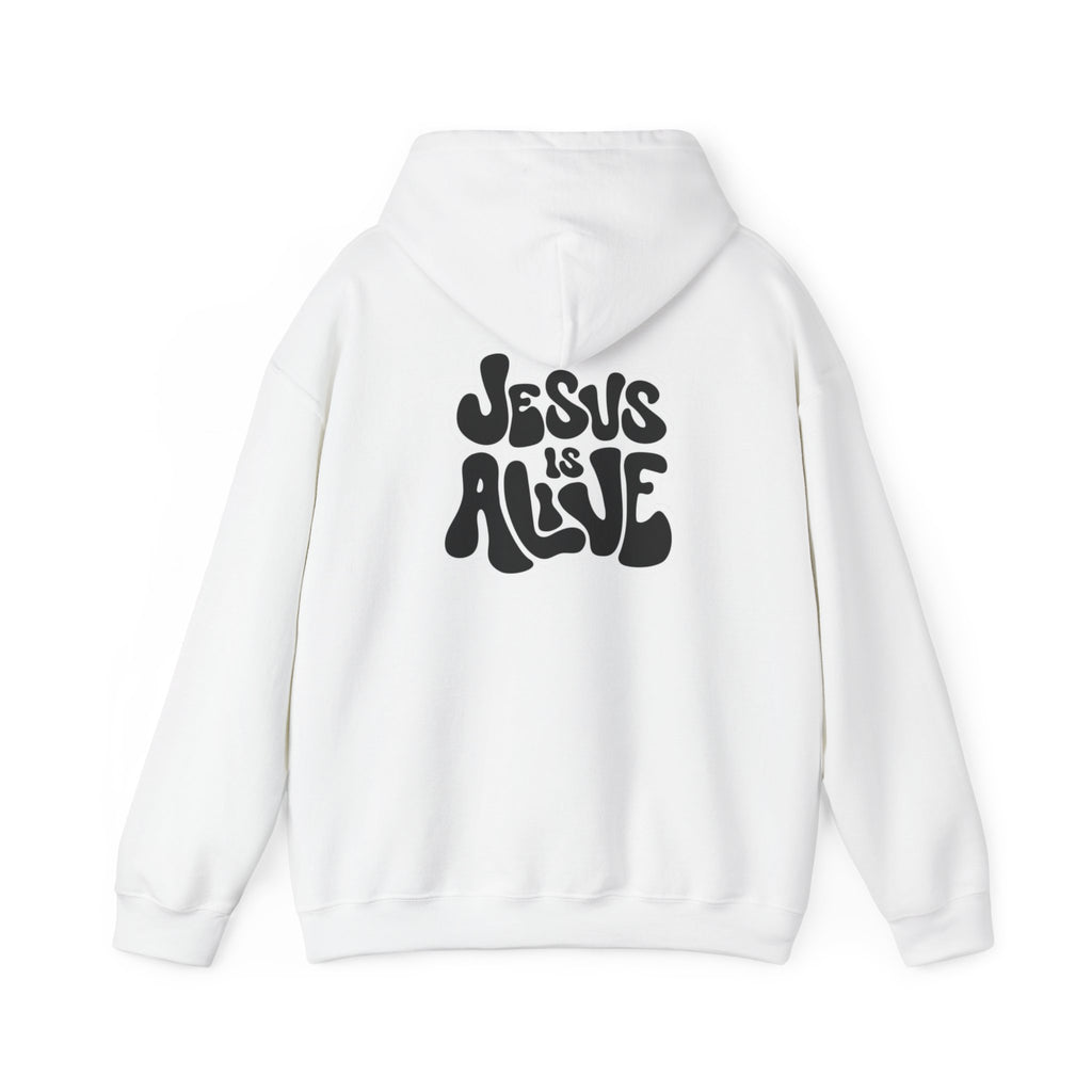 "Jesus is Alive" Unisex Heavy Blend Hoodie - Faith Inspired Apparel