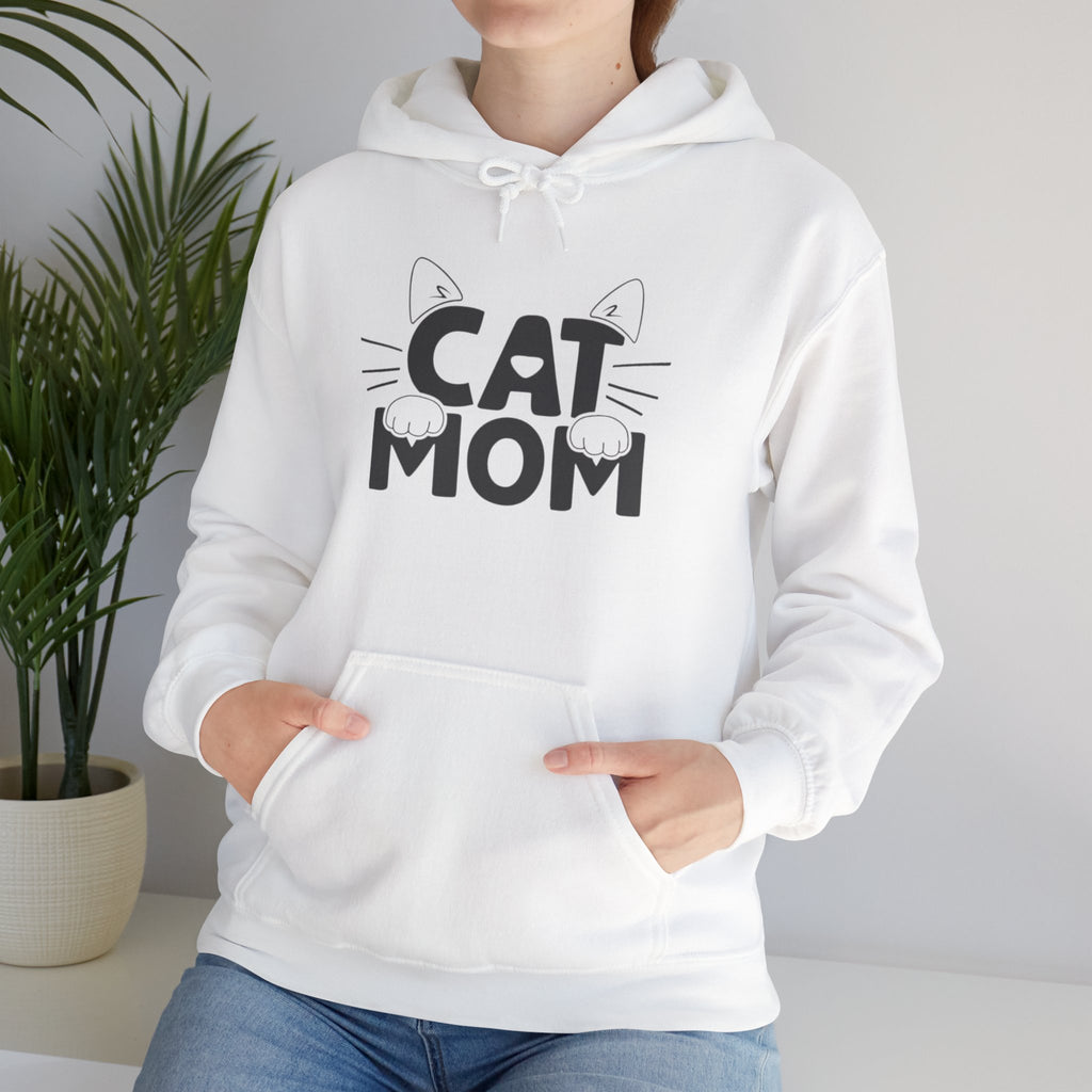 🐾 CAT MOM Comfort Hoodie – For Fierce Feline Fans!