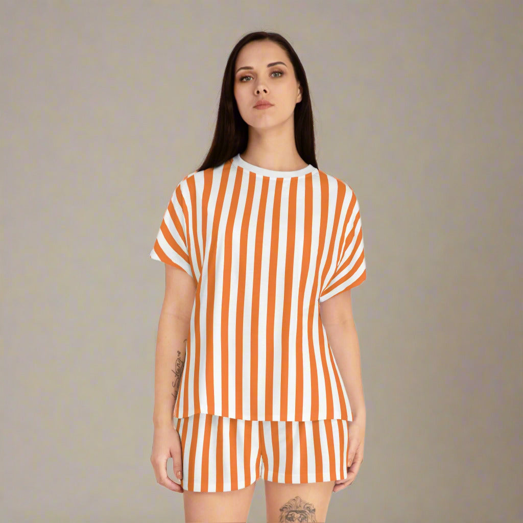 Cozy Striped Women's Pajama Set