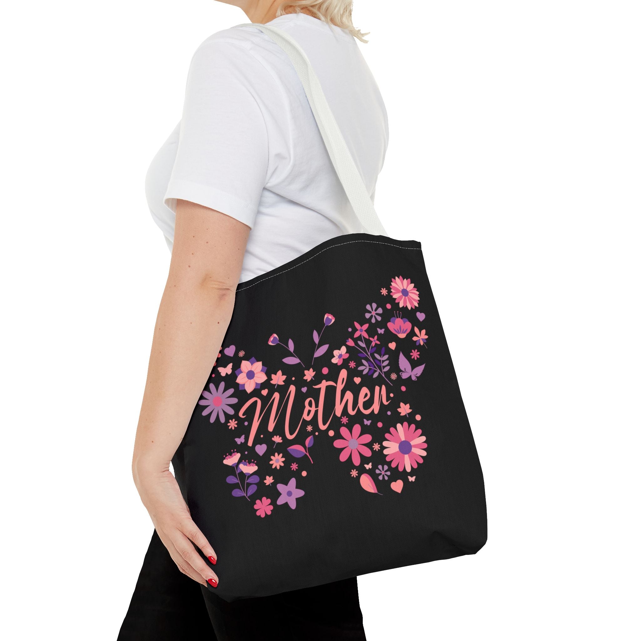 Floral Butterfly Tote Bag for Mothers - Perfect Gift for Mother's Day