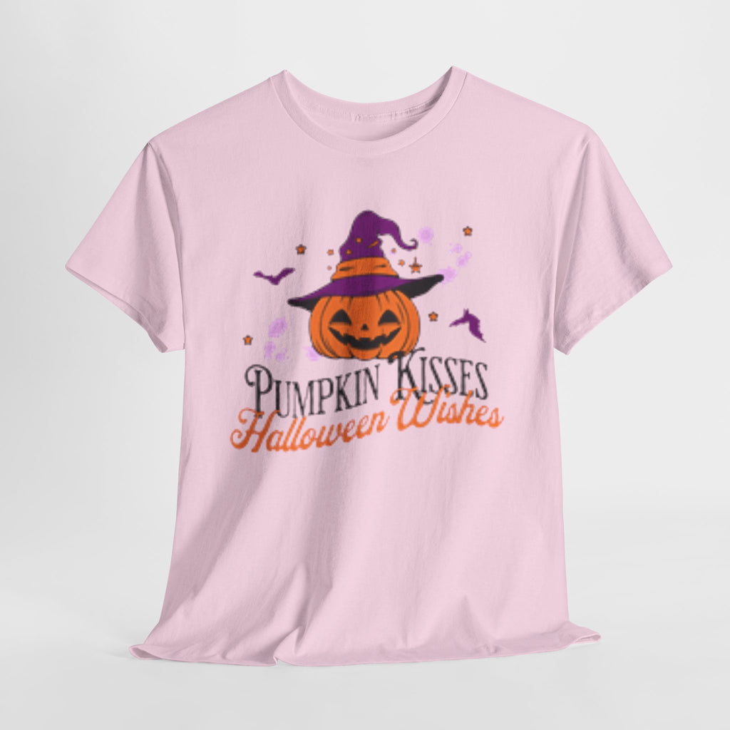 Pumpkin Kisses Halloween Wishes Tee