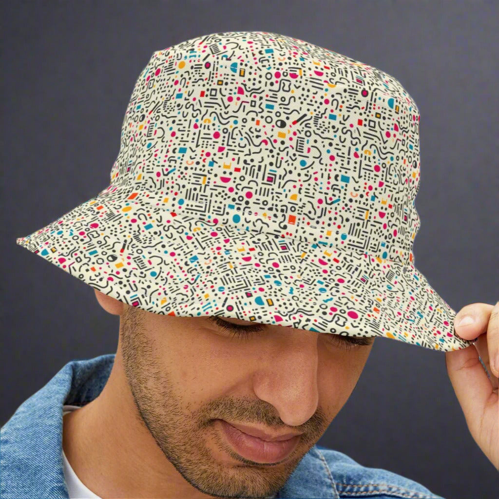 Retro Vibes Unisex Bucket Hat – Street Cool Meets Coastal Chill