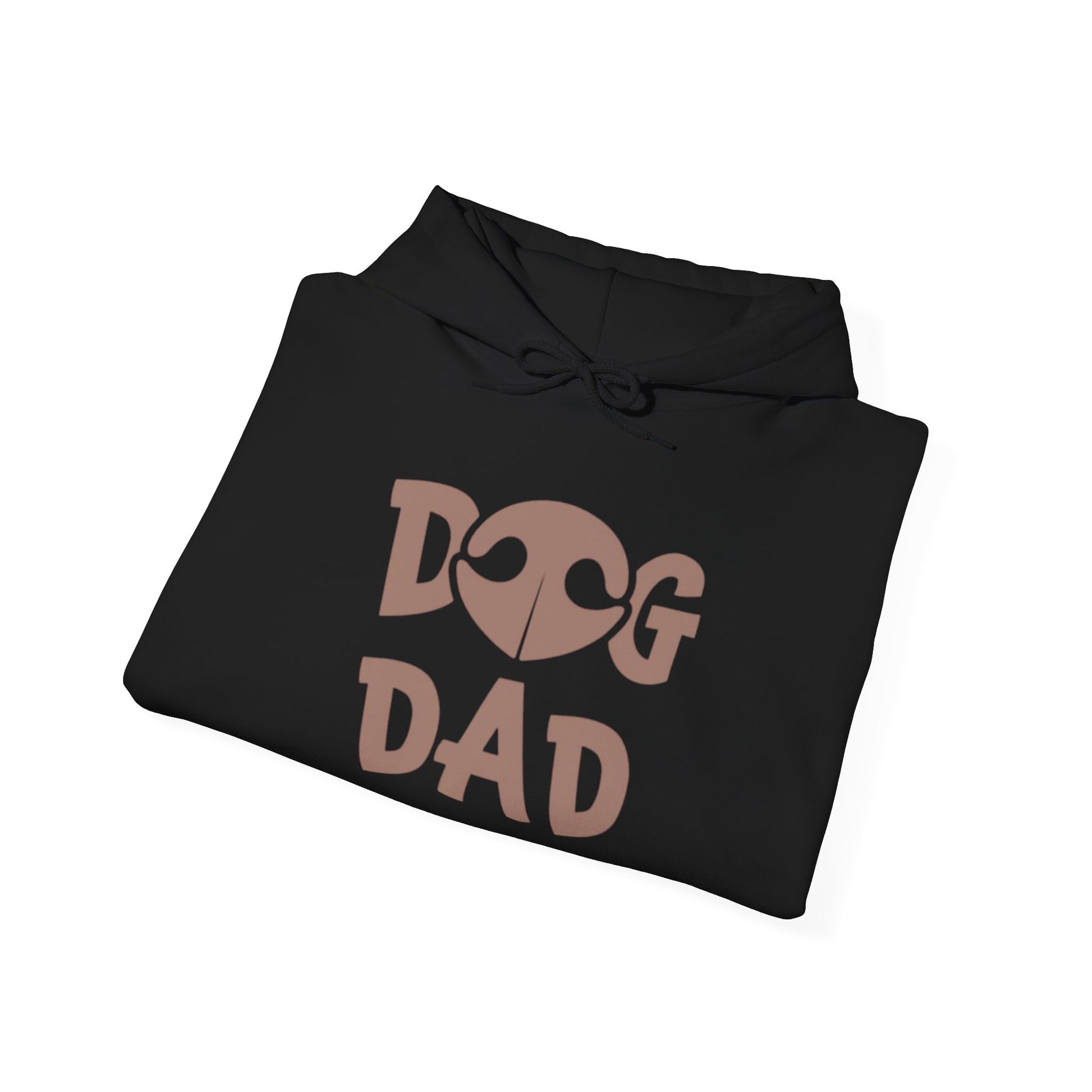 Dog Dad Hoodie — Cute Retro Paw Print Sweatshirt for Dog Lovers