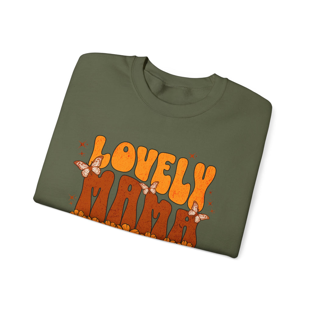 Lovely Mama Floral Crewneck Sweatshirt - Unisex Heavy Blend
