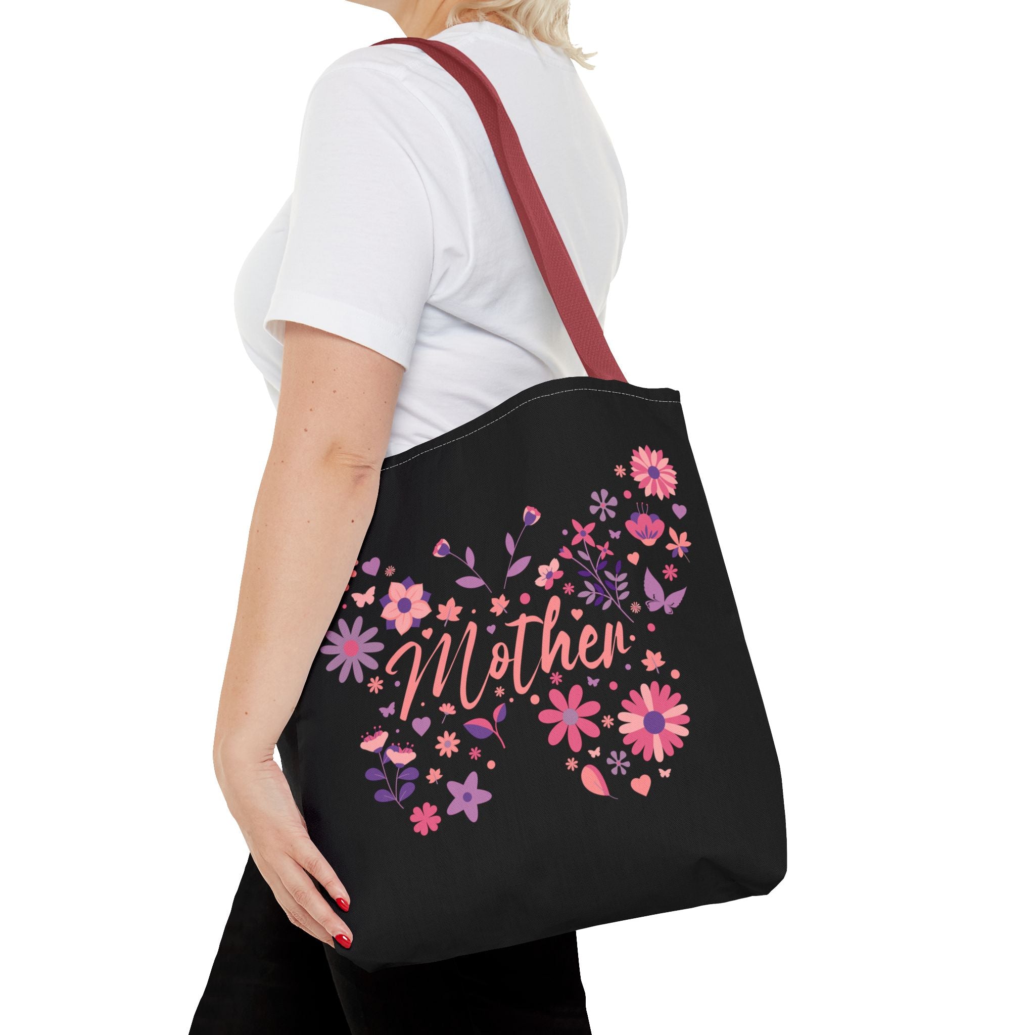 Floral Butterfly Tote Bag for Mothers - Perfect Gift for Mother's Day