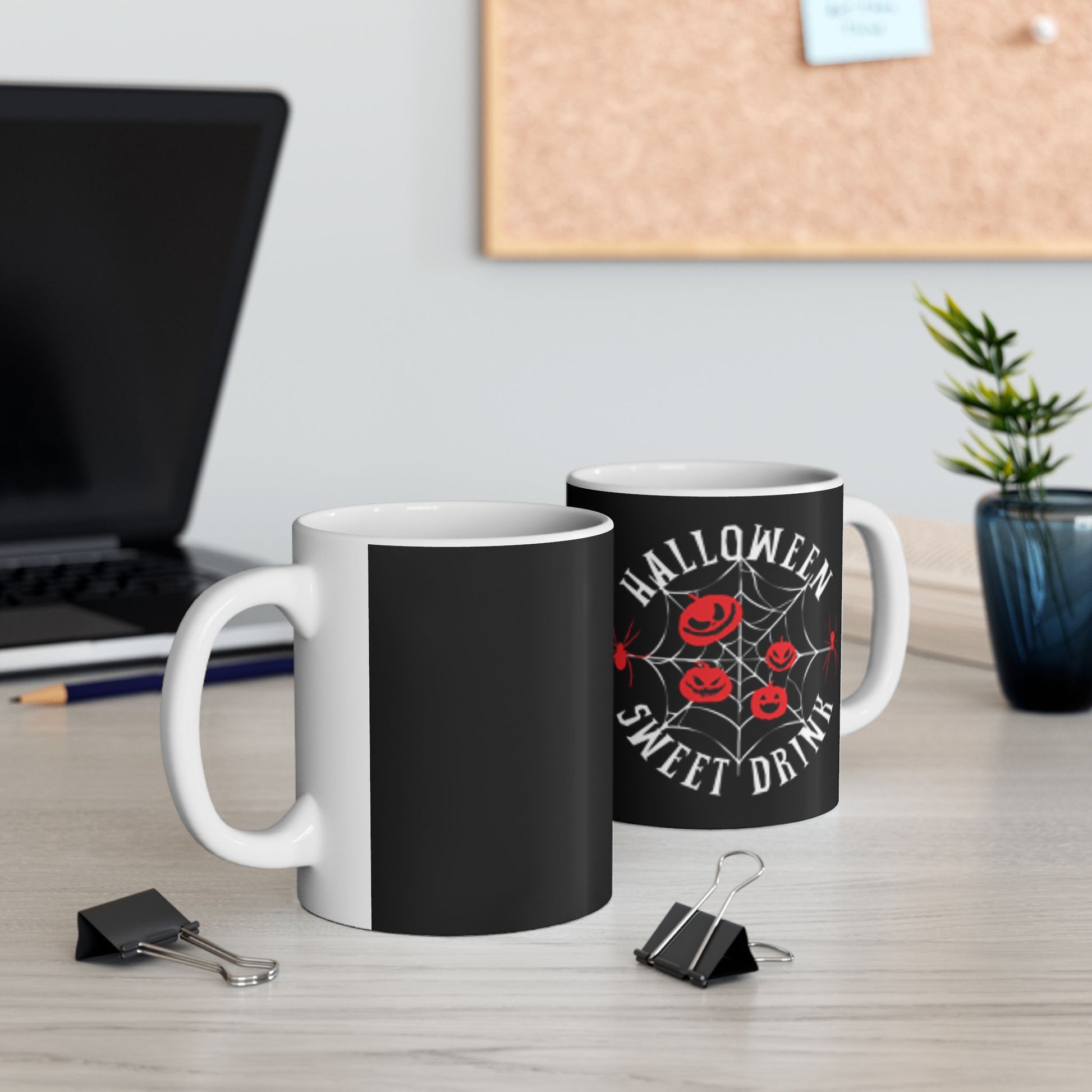 Spider Brew & Pumpkin Scream Halloween Mug