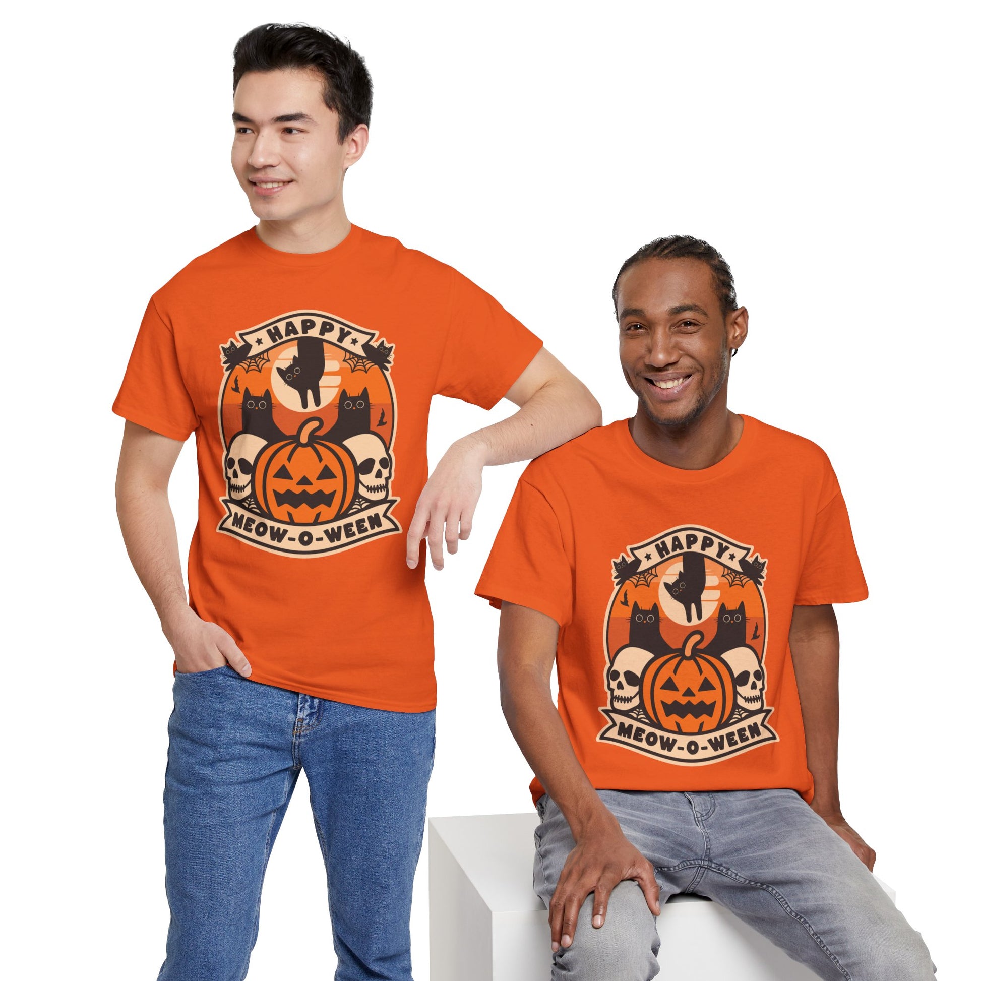 Happy Meow-O-Week Unisex Cotton Cat Tee