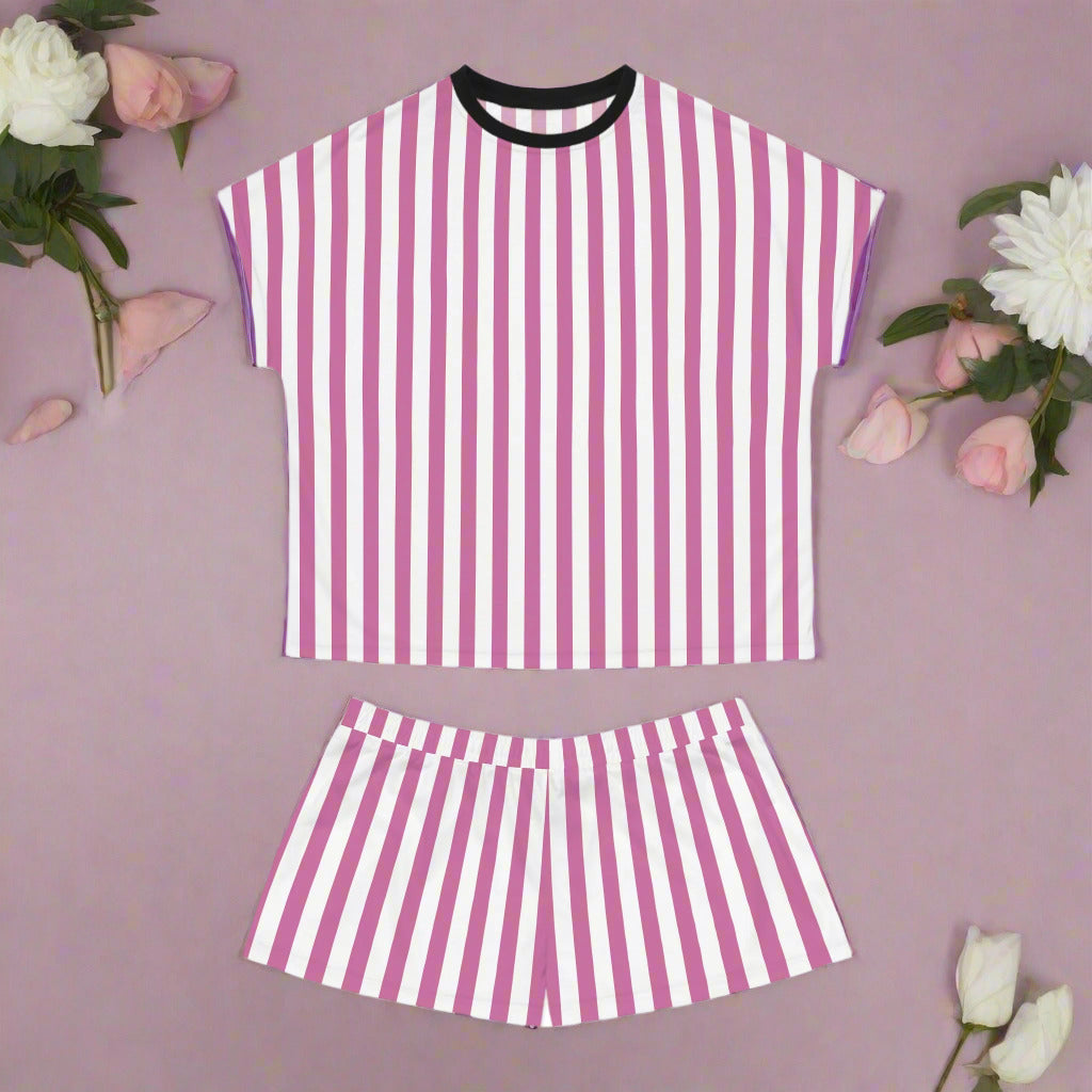 Cozy Striped Women's Pajama Set