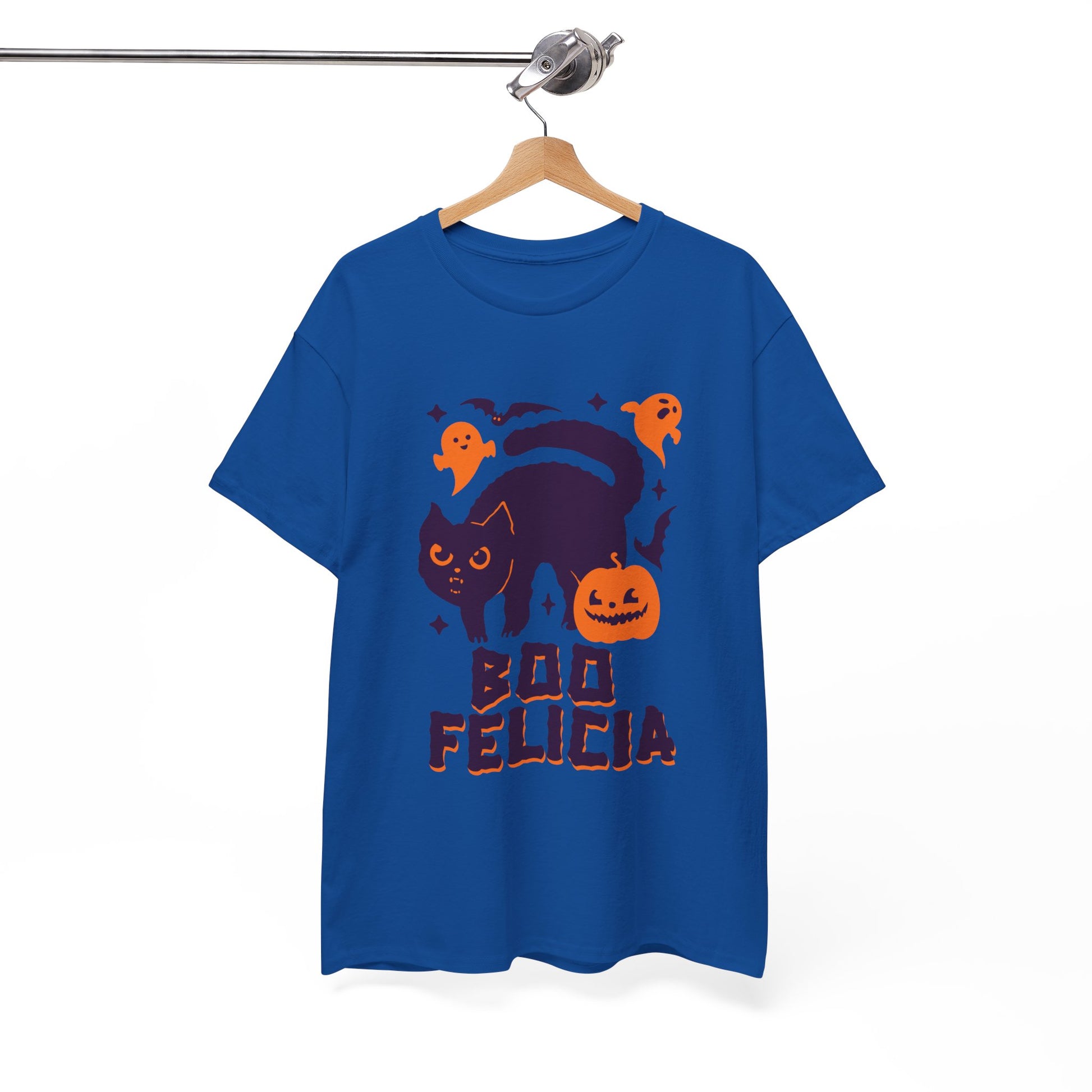 Boo Felicia Design Halloween Cat Tee