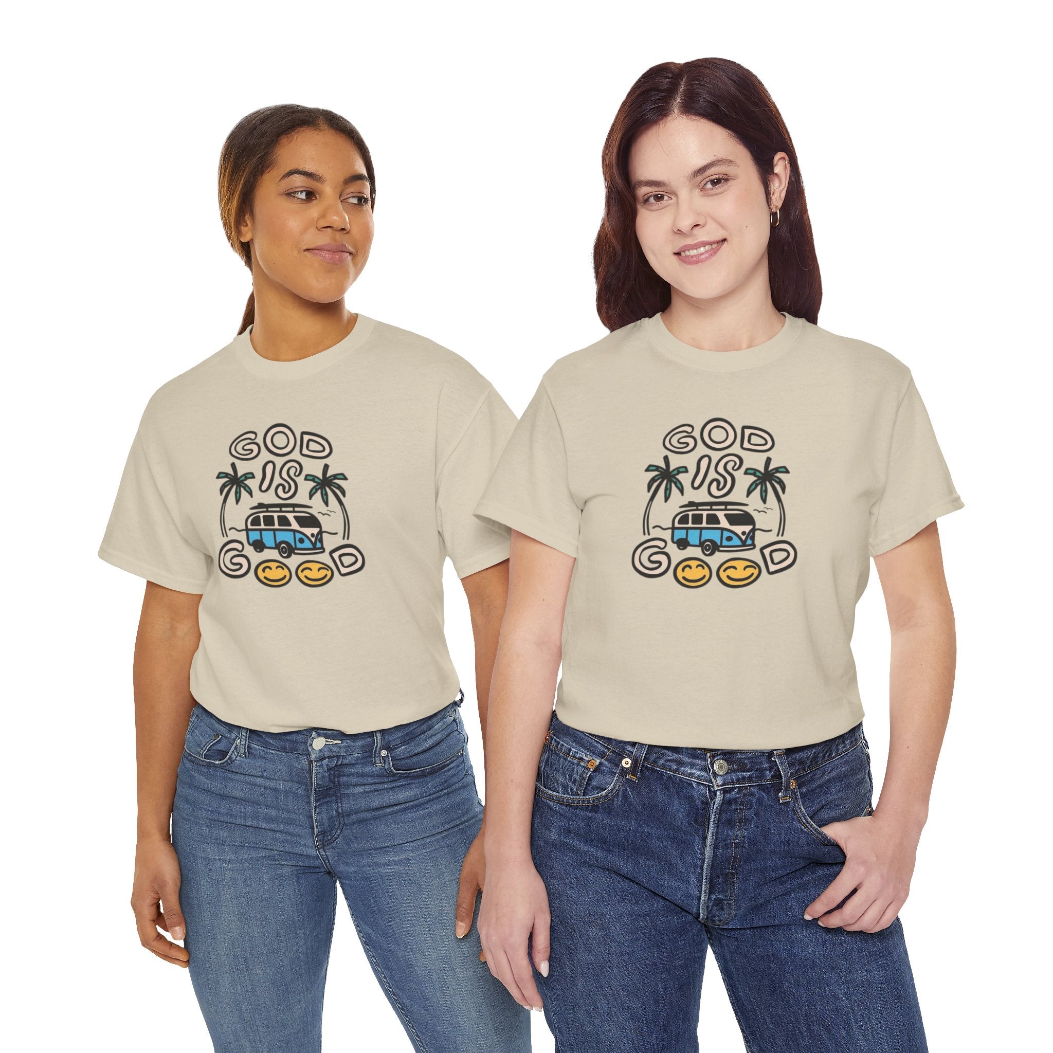 God Is Good Christian Youth Camp Vibes Tee
