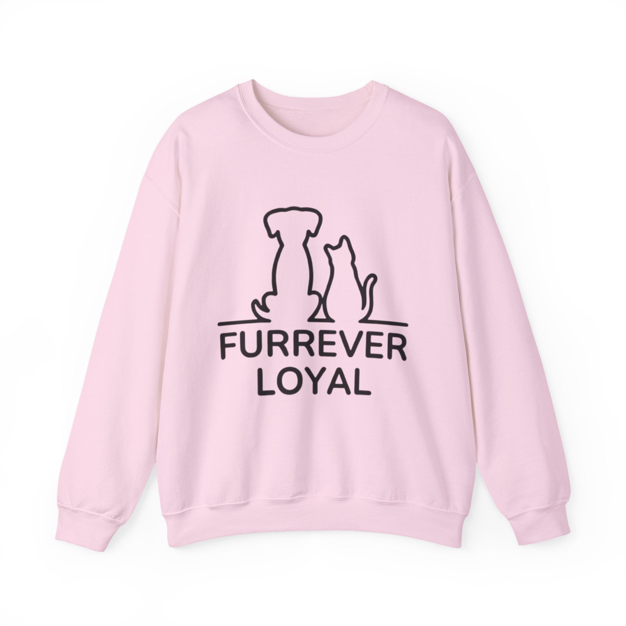 “Furrever Loyal” Cute Graphic Sweatshirt – For Dog & Cat Lovers