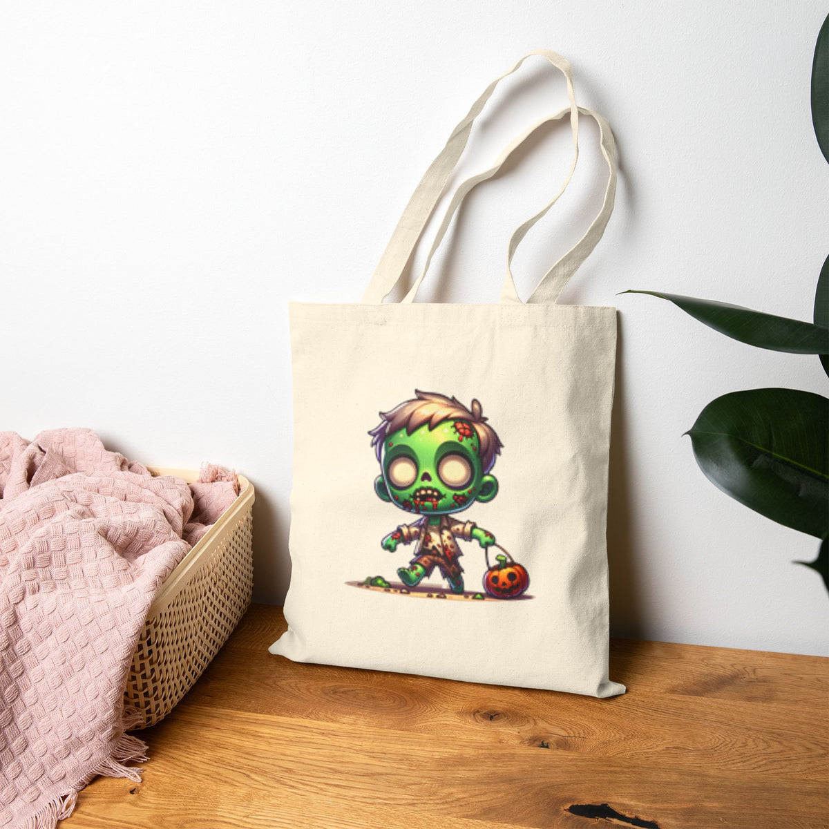 Zombie Cartoon Trick & Tote Terror Bag