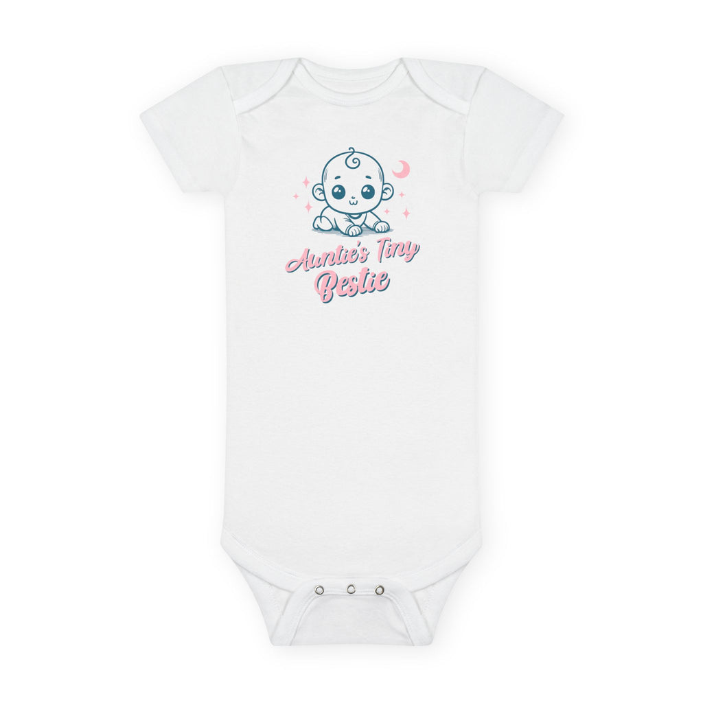 Auntie's Tiny Bestie (Baby Short Sleeve Onesie®)