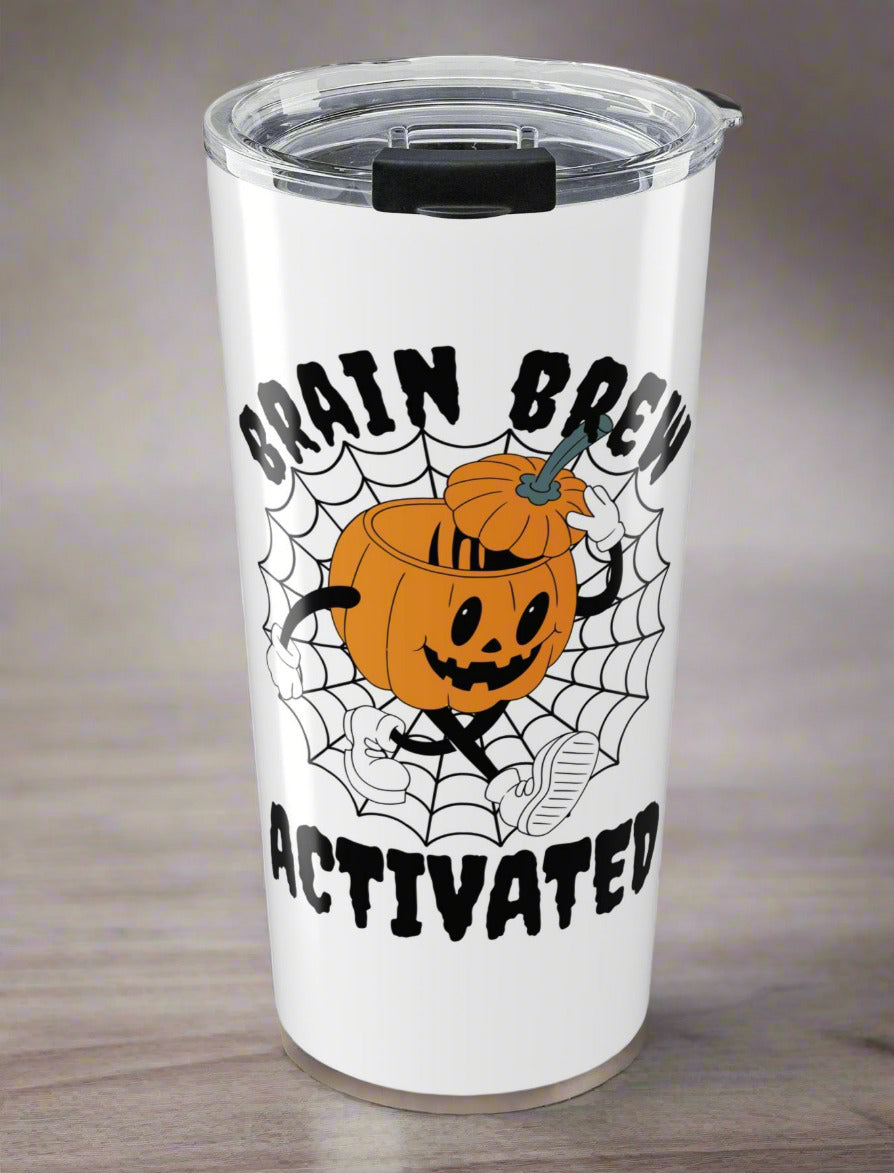 Pumpkin Perk-Up Tumbler 20oz – Boo-ste Your Brew! 🎃