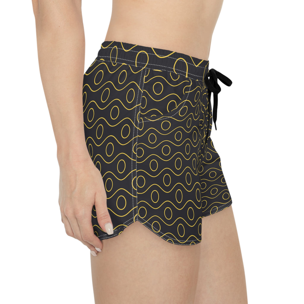 Golden Wave Women’s Stylish Swim & Surf Beach Shorts