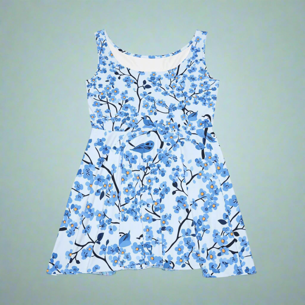 Blossom Breeze Sleeveless Skater Dress – The Perfect Summer Must-Have!
