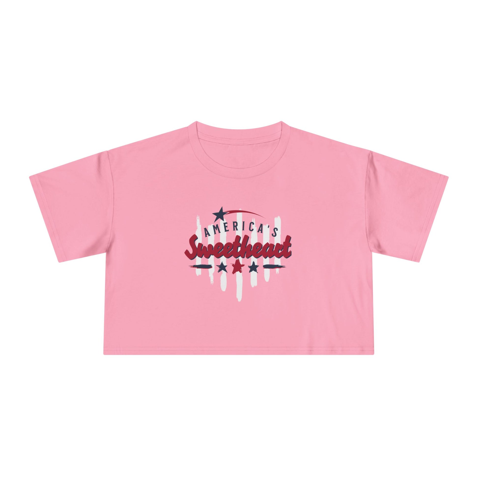 America’s Sweetheart Crop Tee – 4th of July Edition