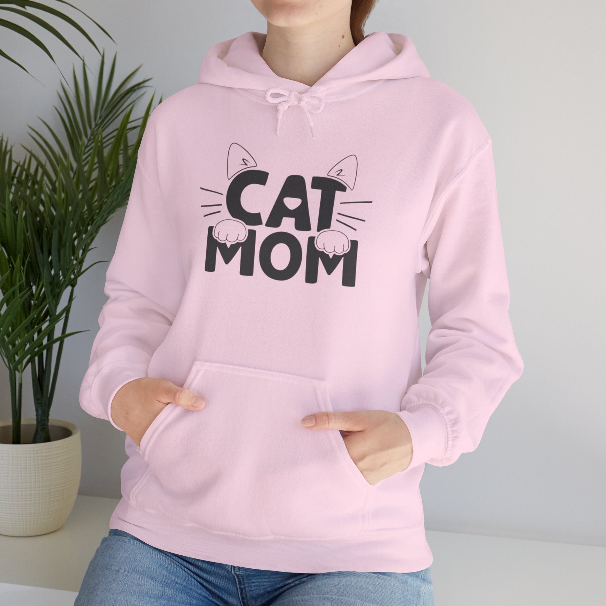 🐾 CAT MOM Comfort Hoodie – For Fierce Feline Fans!