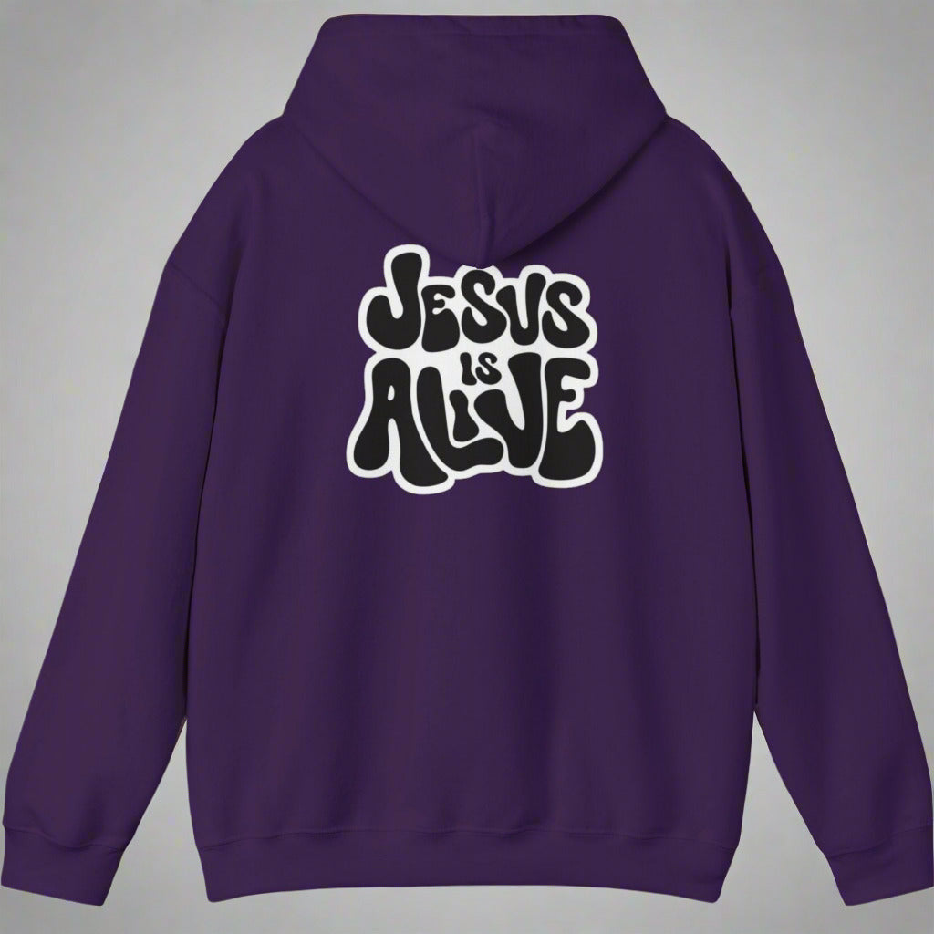 "Jesus is Alive" Unisex Heavy Blend Hoodie - Faith Inspired Apparel