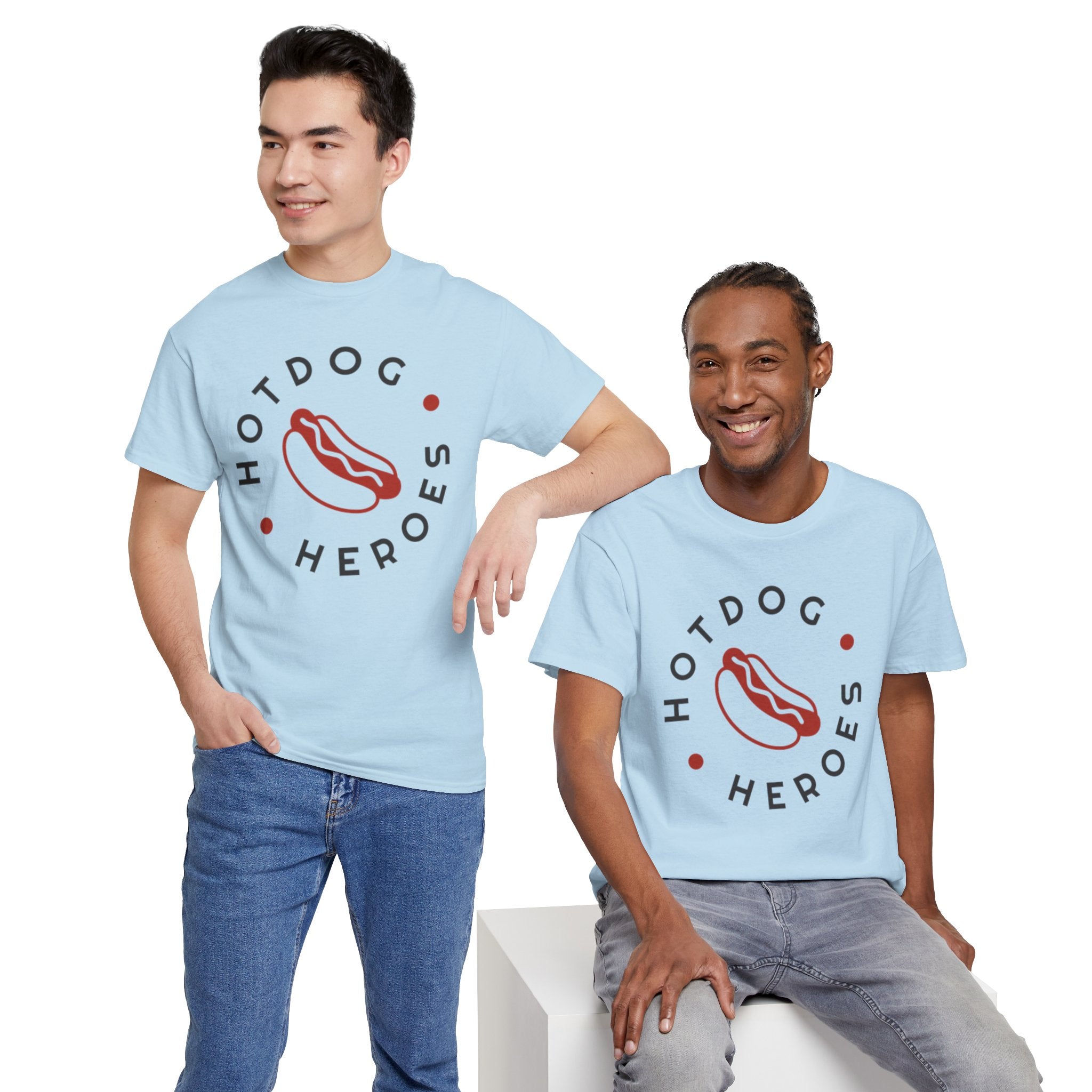 Hotdog Heroes Cook-Off Unisex Heavy Cotton Tee