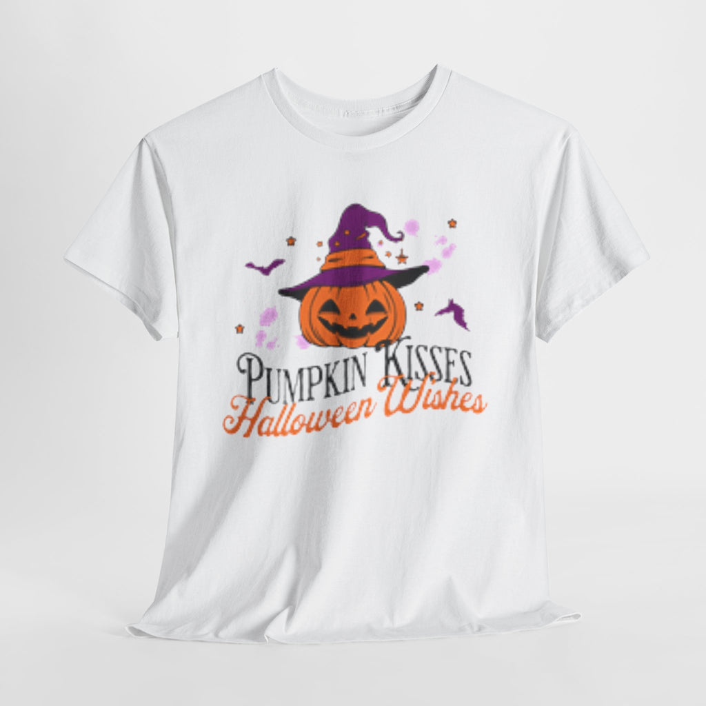 Pumpkin Kisses Halloween Wishes Tee