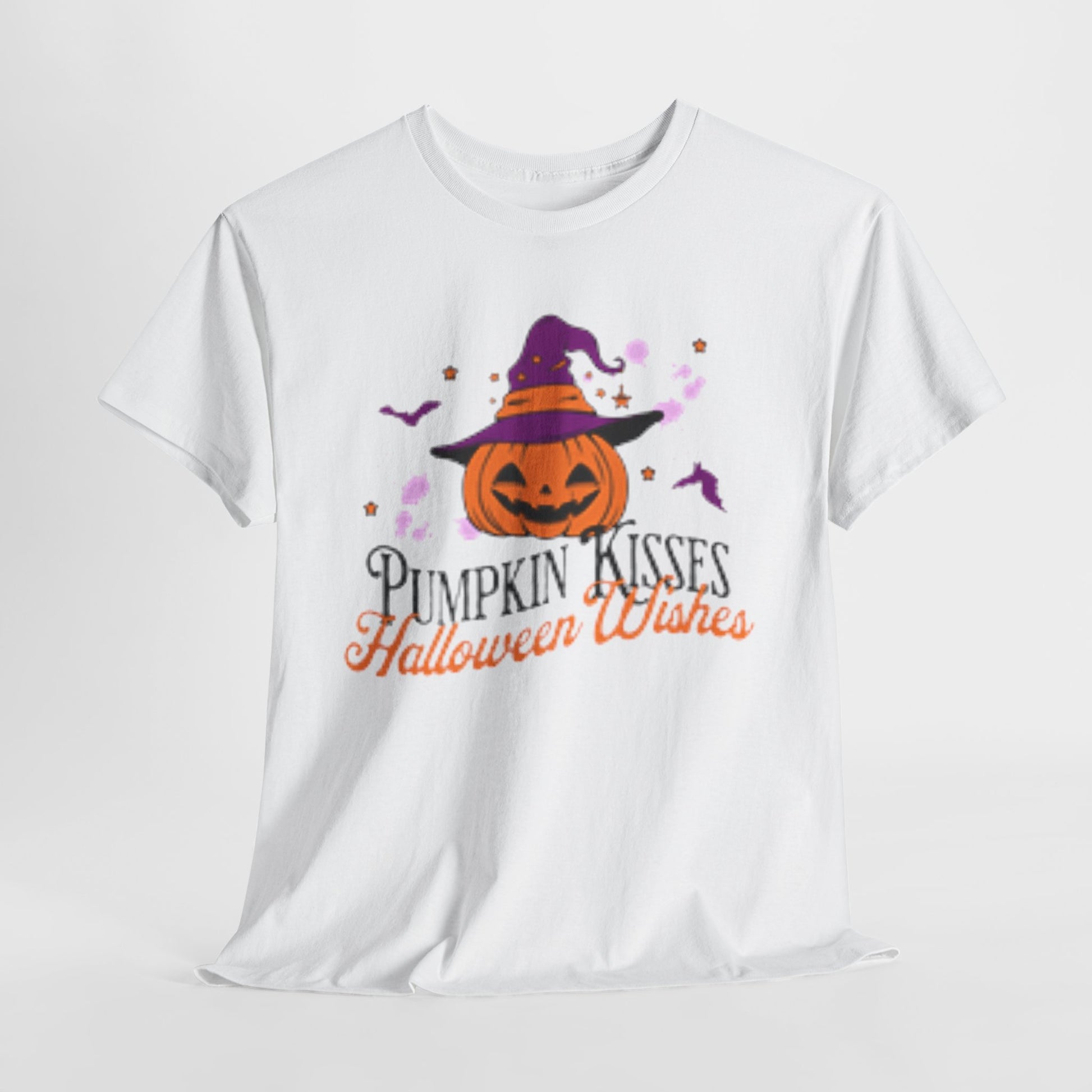 Pumpkin Kisses Halloween Wishes Tee