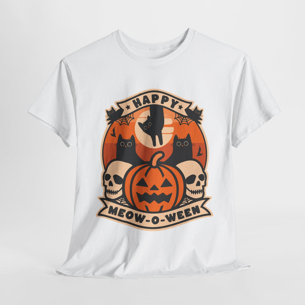 Happy Meow-O-Week Unisex Cotton Cat Tee