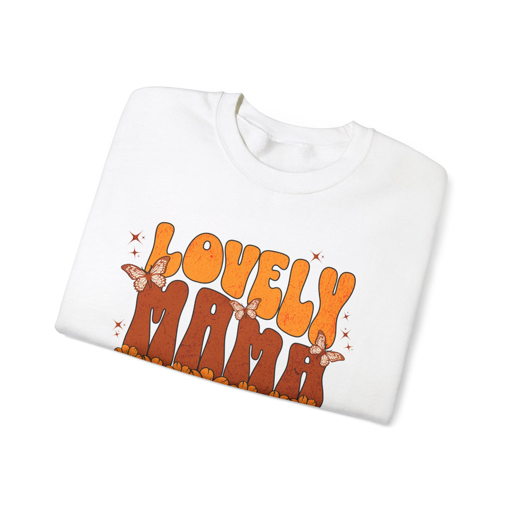 Lovely Mama Floral Crewneck Sweatshirt - Unisex Heavy Blend