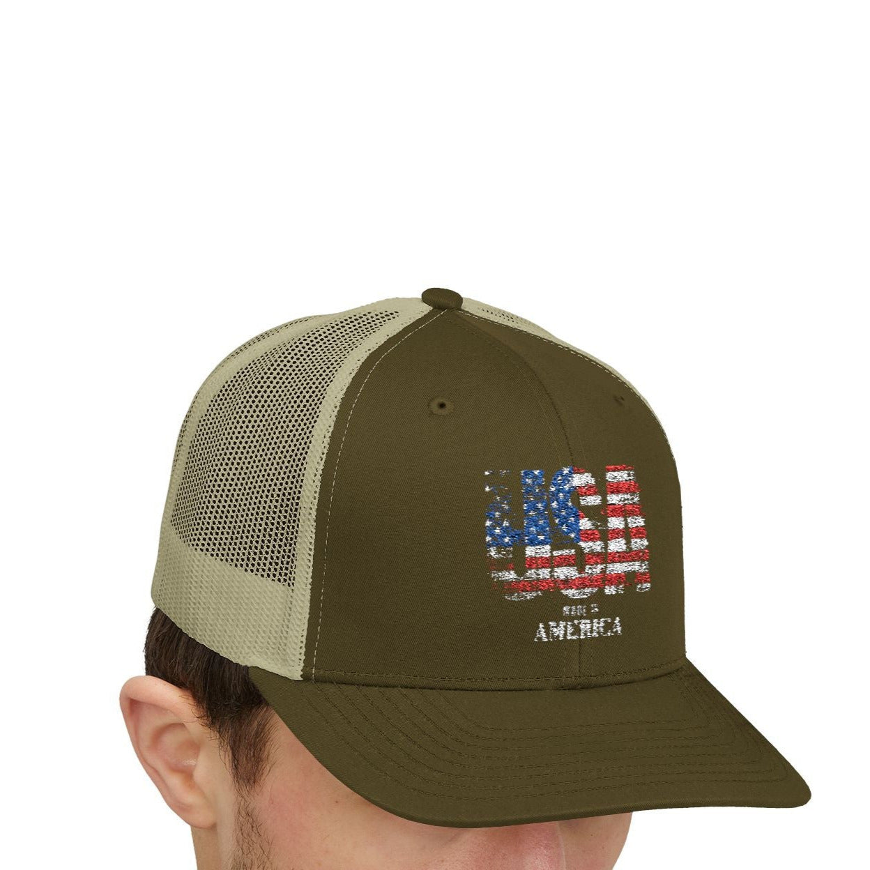 “Made in America" Flag Hat - Perfect for July 4th, BBQs, Outdoor Events, Casual Wear, Gifts for Him and Her