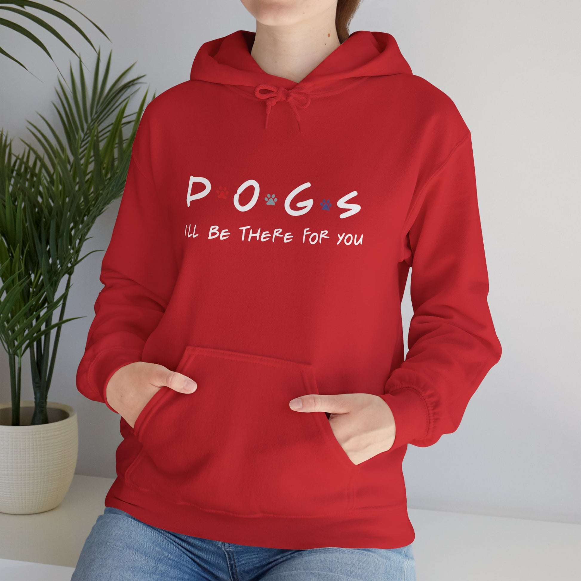 Dogs Hoodie "I'll Be There For You" – Cozy Pet Lover Sweatshirt