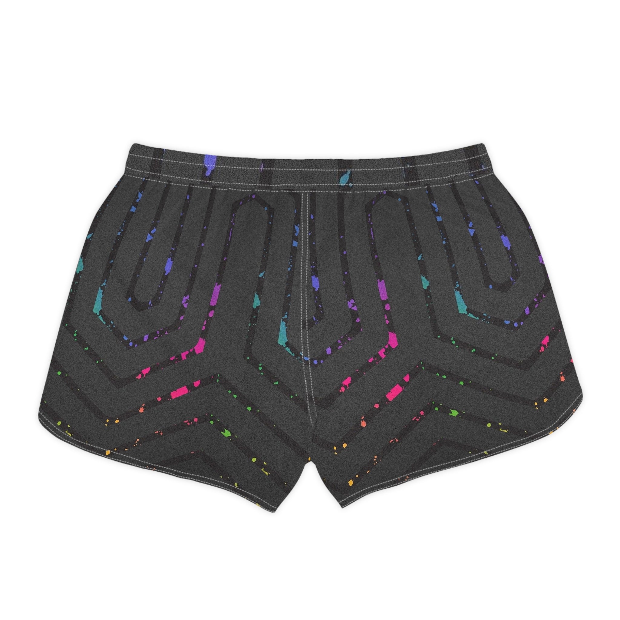 Neon Splash Women’s Board Shorts-Vibrant Surf & Beach Shorts