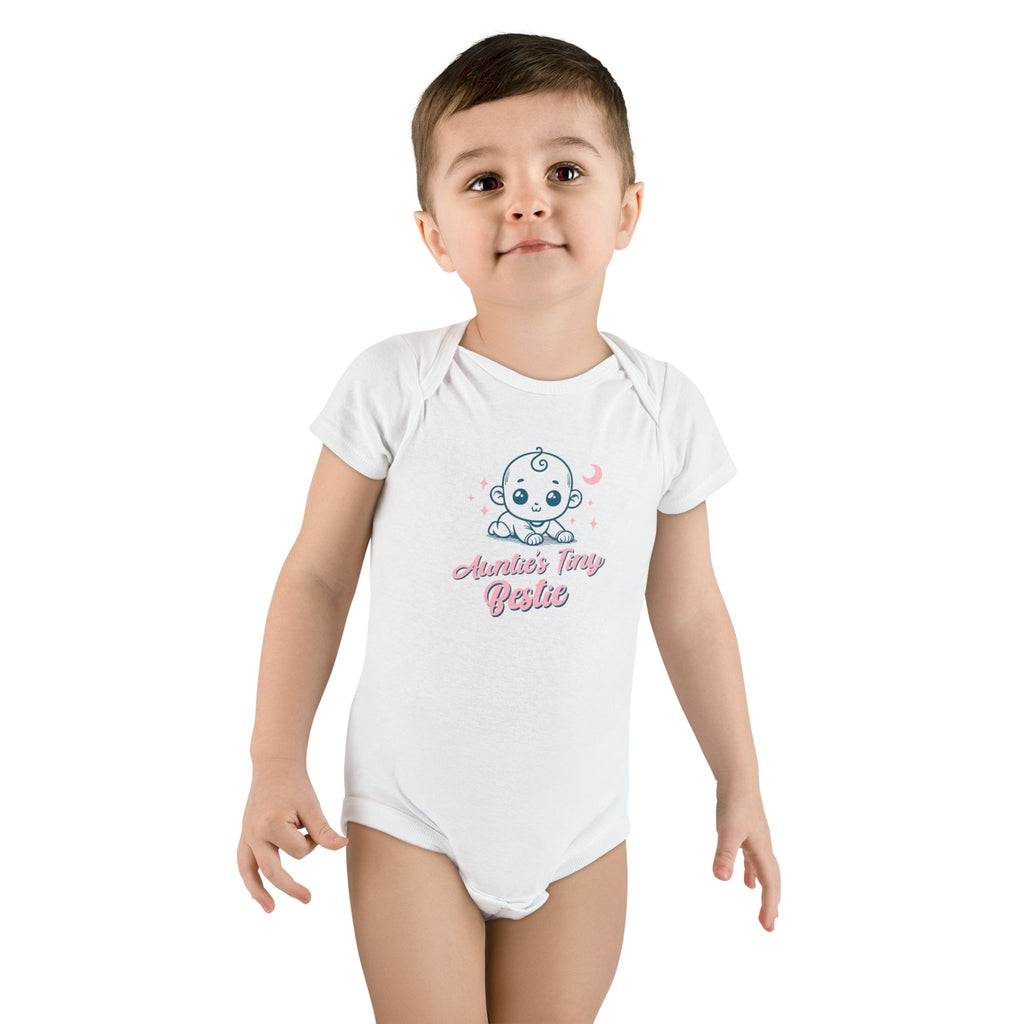 Auntie's Tiny Bestie (Baby Short Sleeve Onesie®)