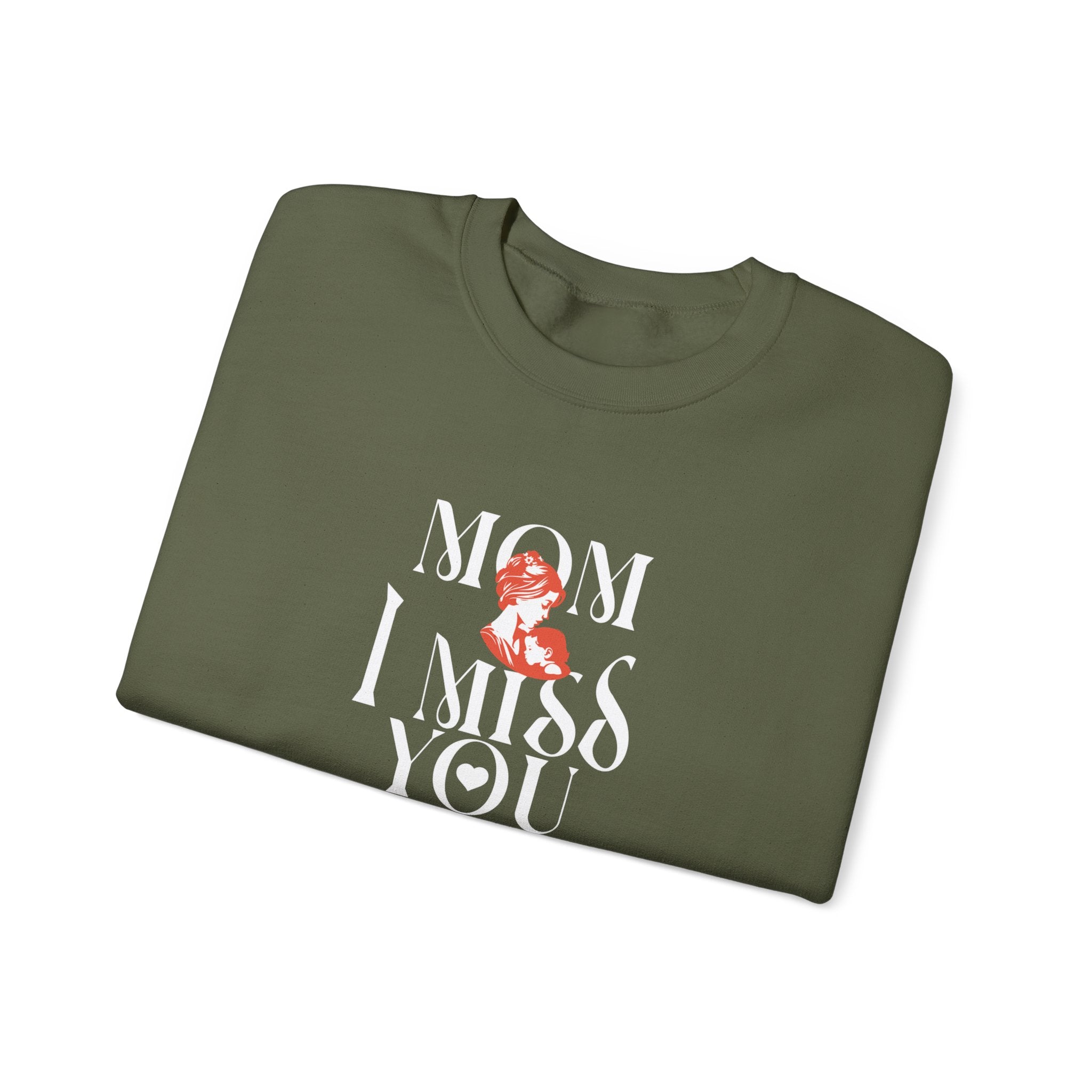 Mom I Miss You Unisex Heavy Blend™ Crewneck Sweatshirt - Comfort for Every Occasion
