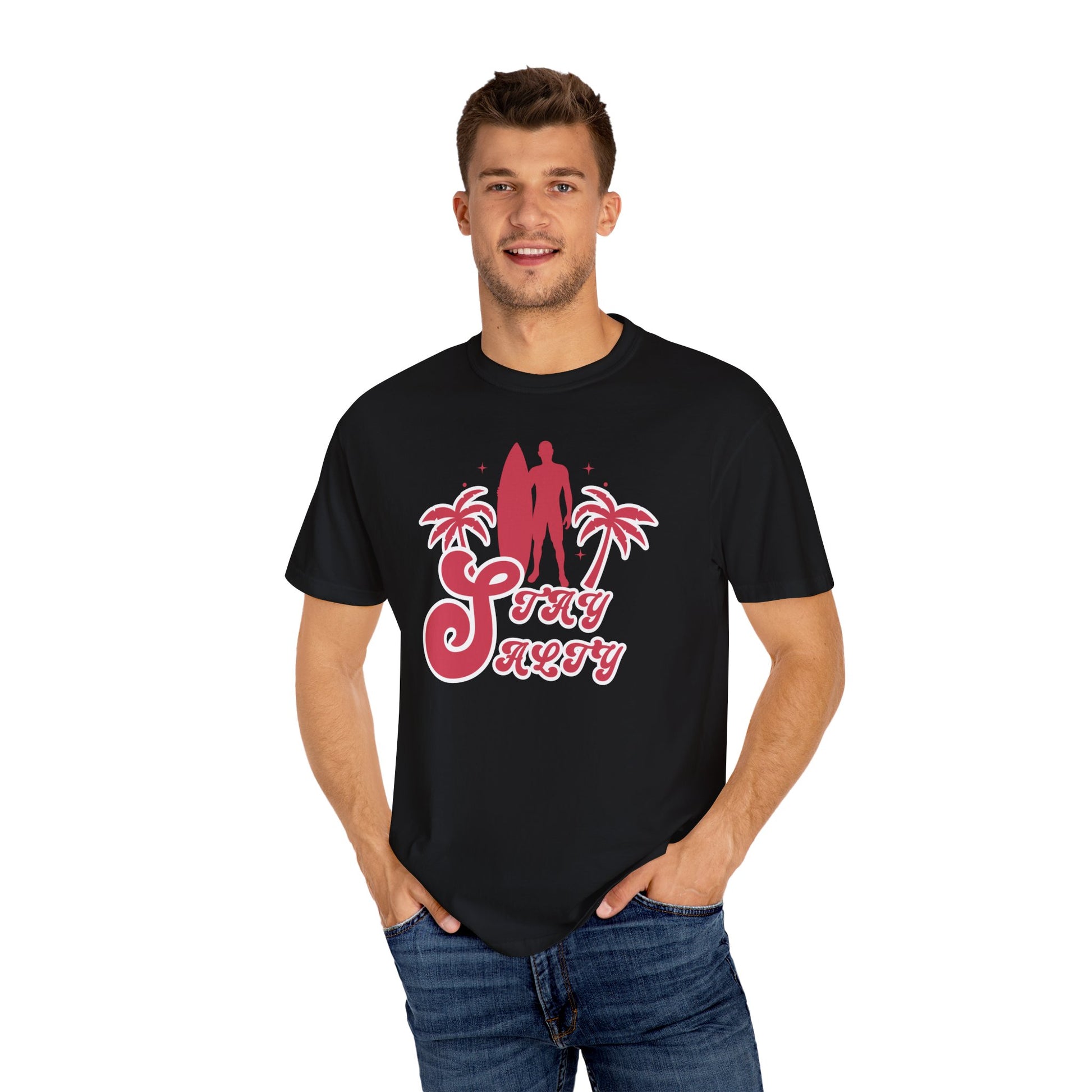 Stay Salty Surf Unisex Garment-Dyed Tee