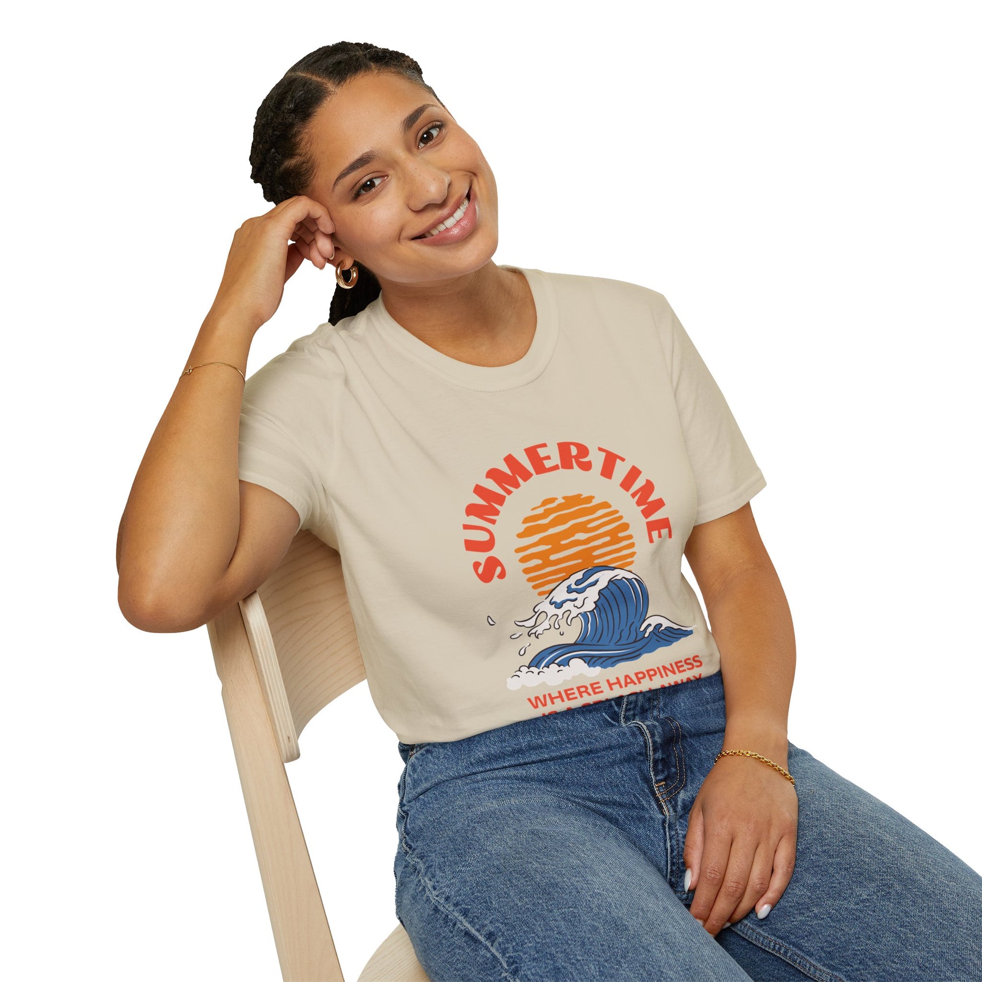 Summertime Splash Unisex Softstyle Tee