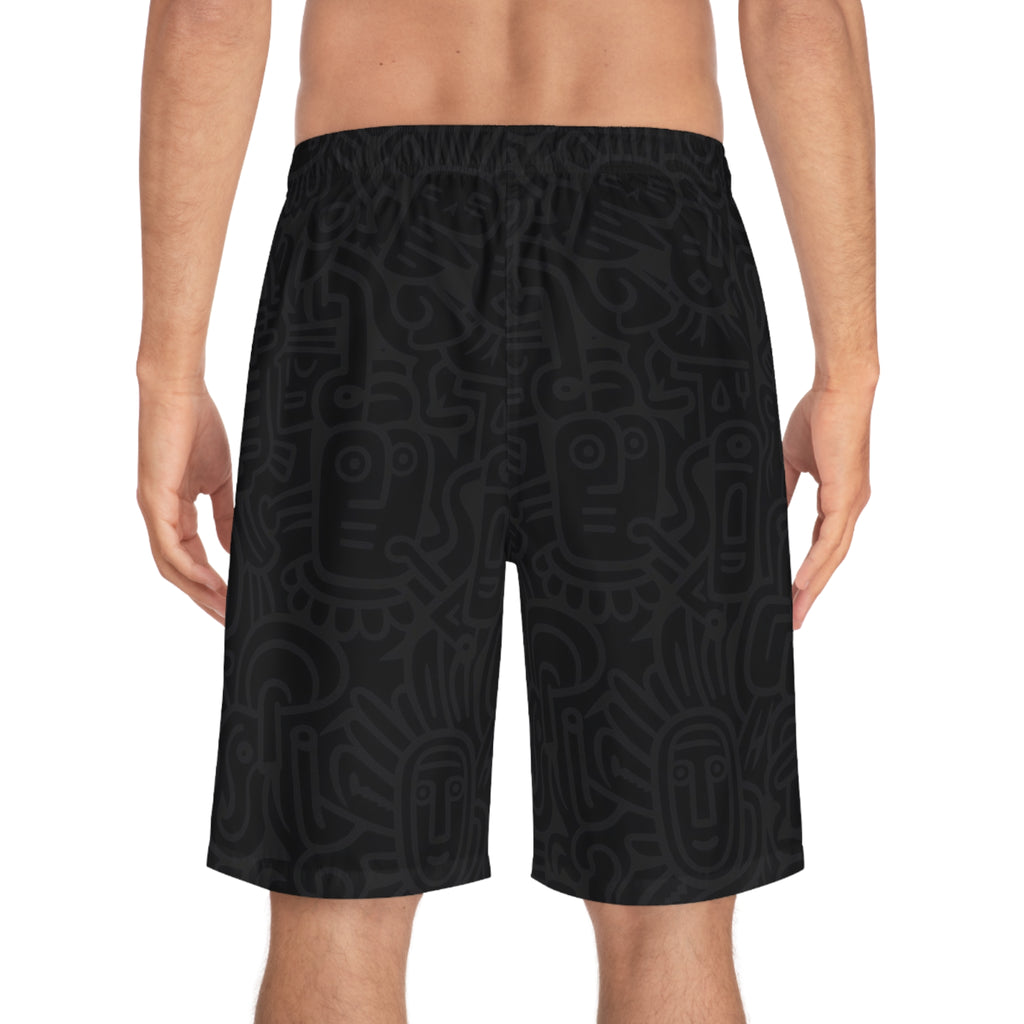 Midnight Tribe Adventure Board Shorts