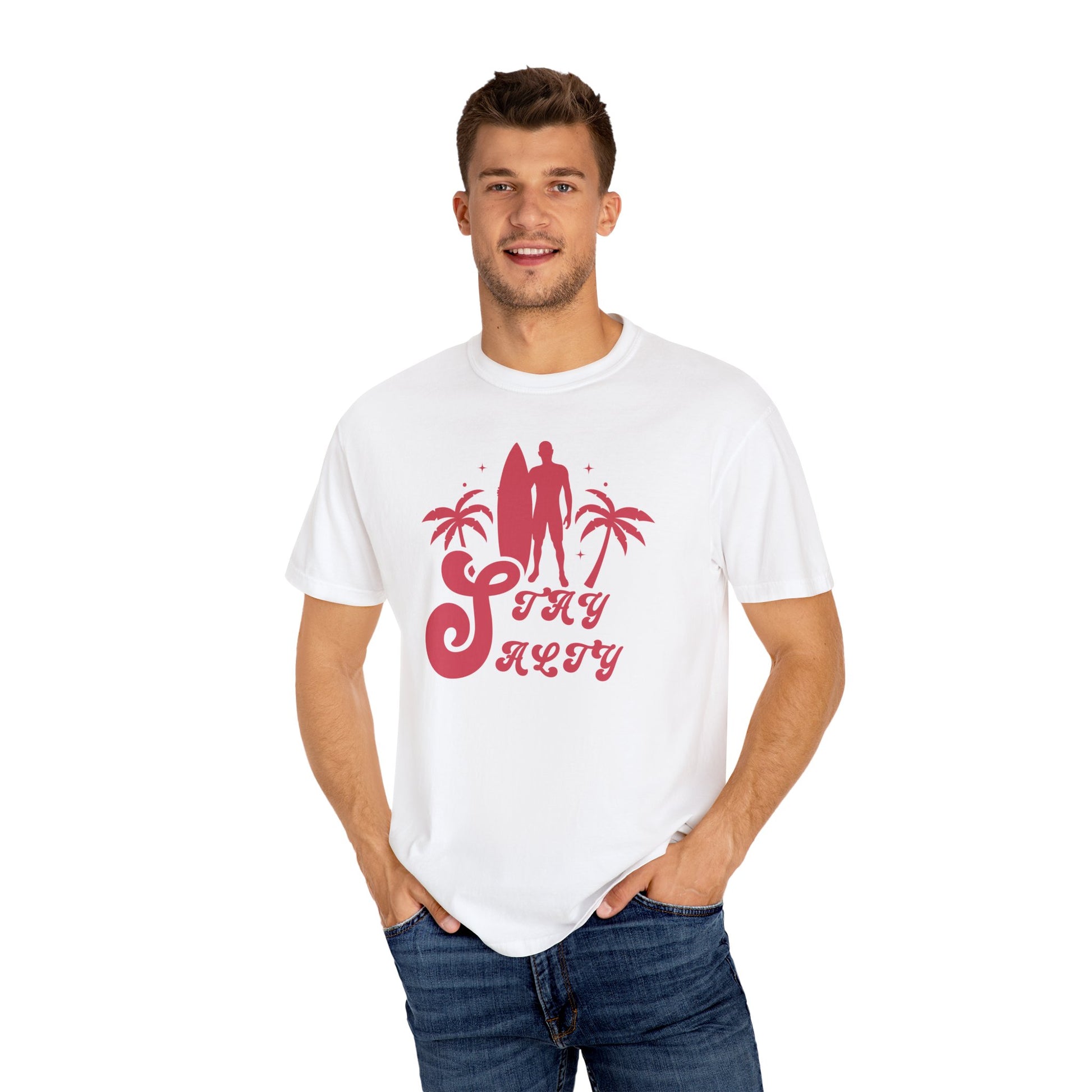Stay Salty Surf Unisex Garment-Dyed Tee