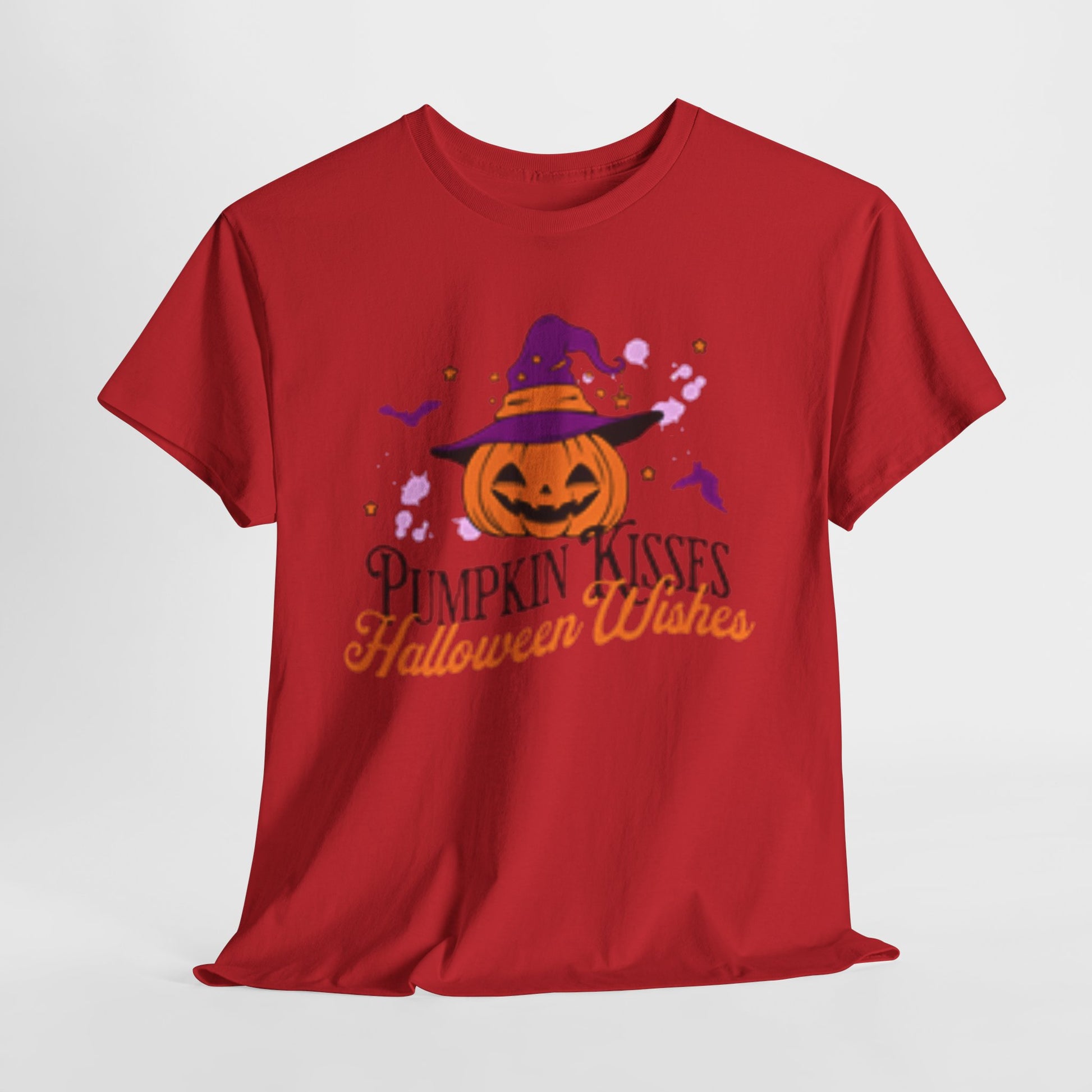 Pumpkin Kisses Halloween Wishes Tee