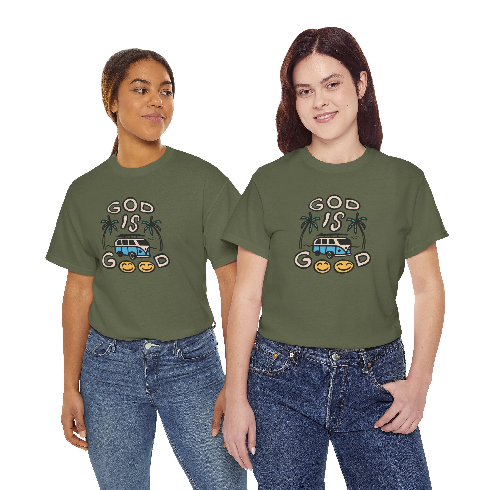 God Is Good Christian Youth Camp Vibes Tee