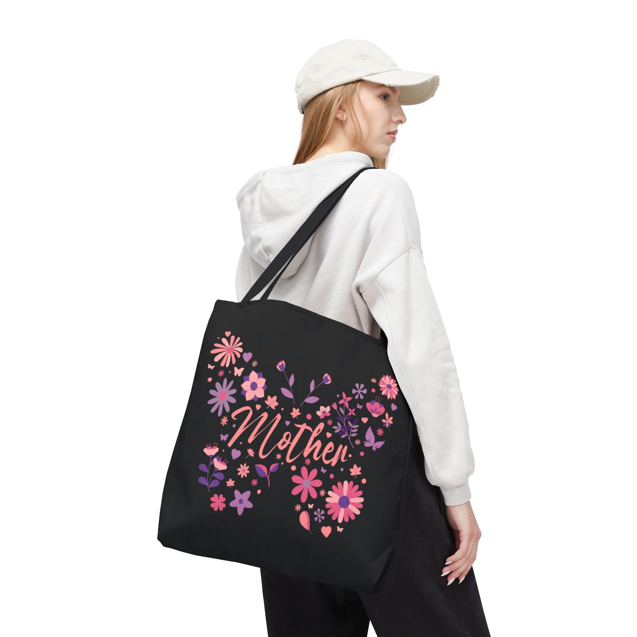 Floral Butterfly Tote Bag for Mothers - Perfect Gift for Mother's Day