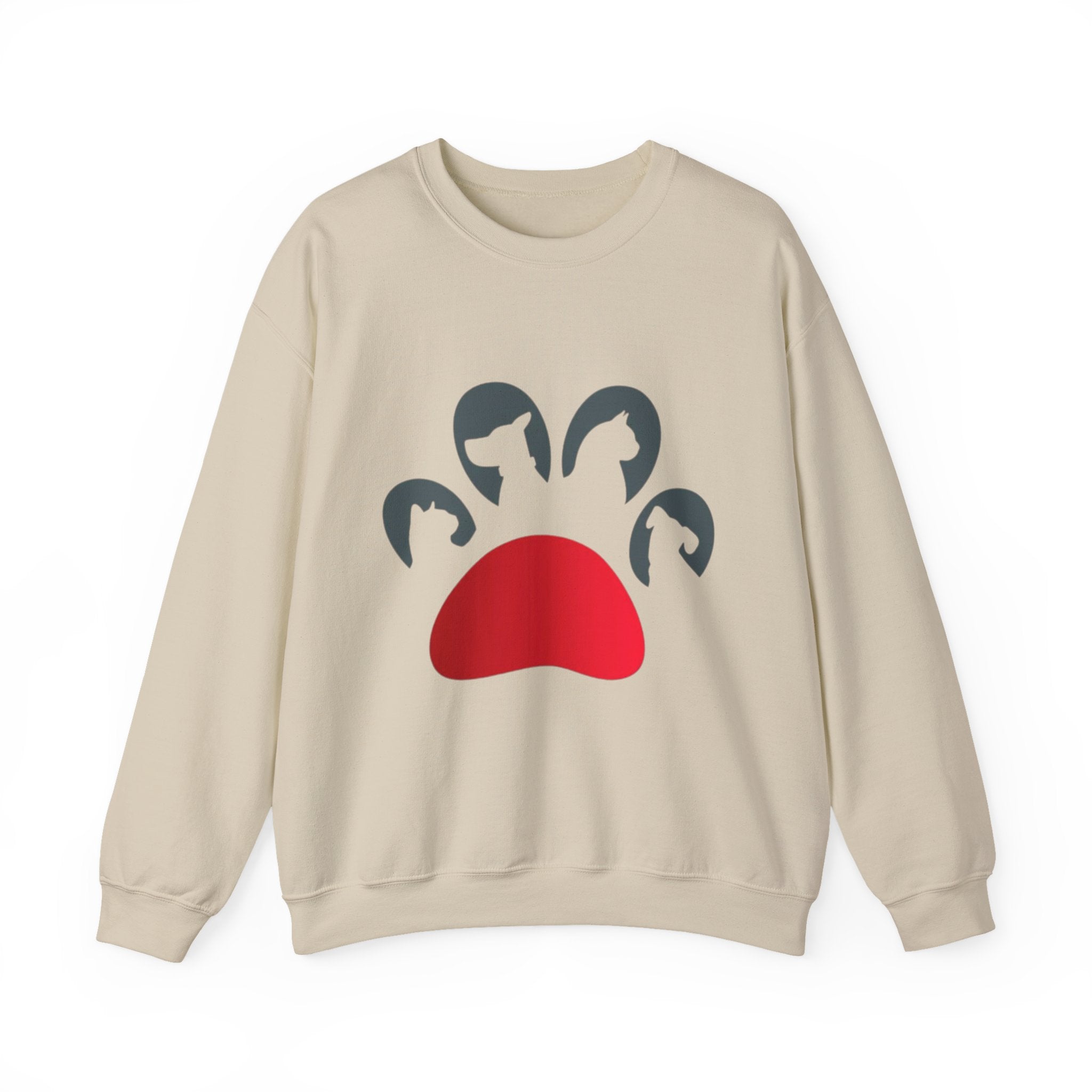 Paw-sitively Purrfect Paw Print Sweatshirt